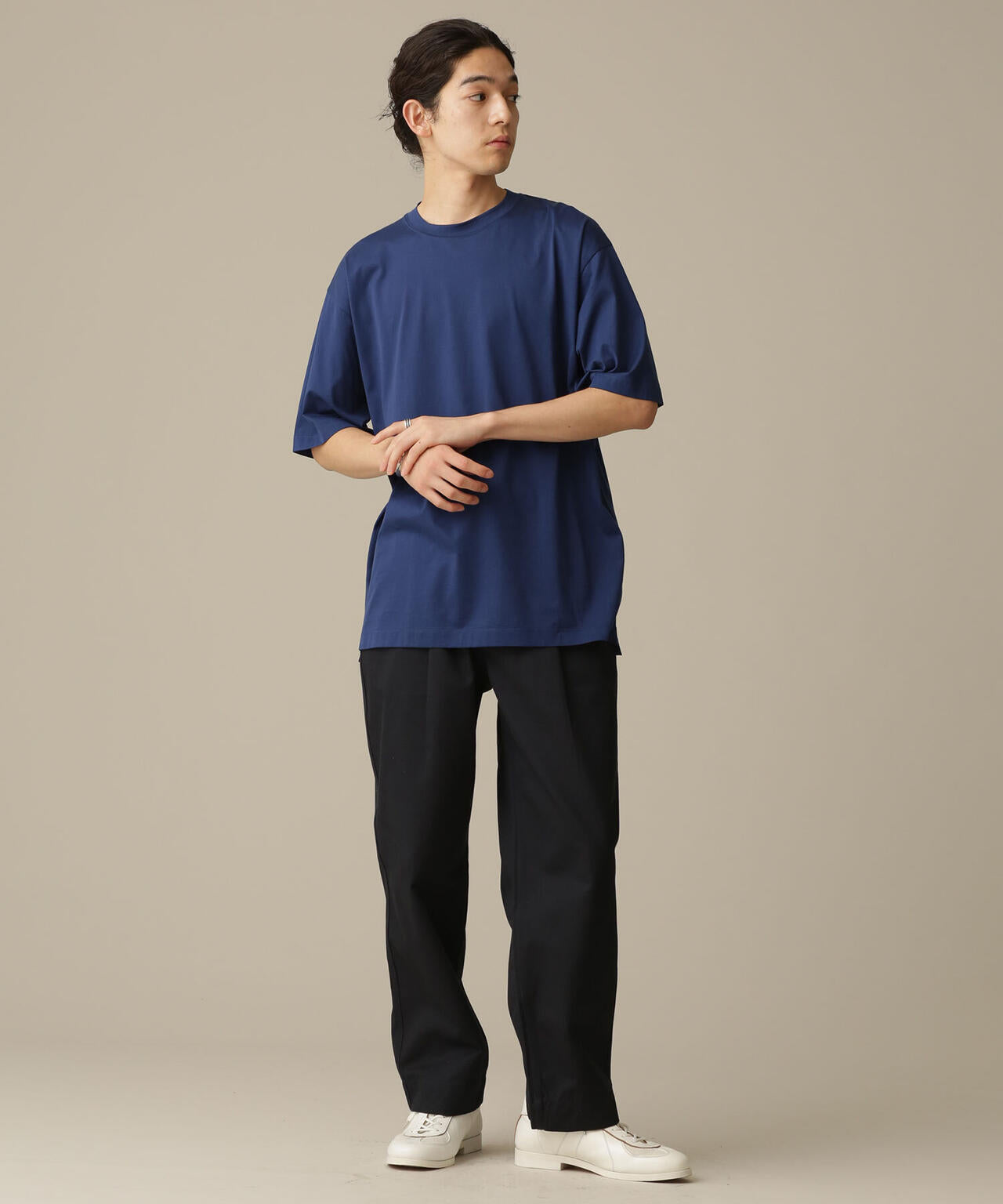 LB.03/超長綿シルケットクルーネックTシャツ