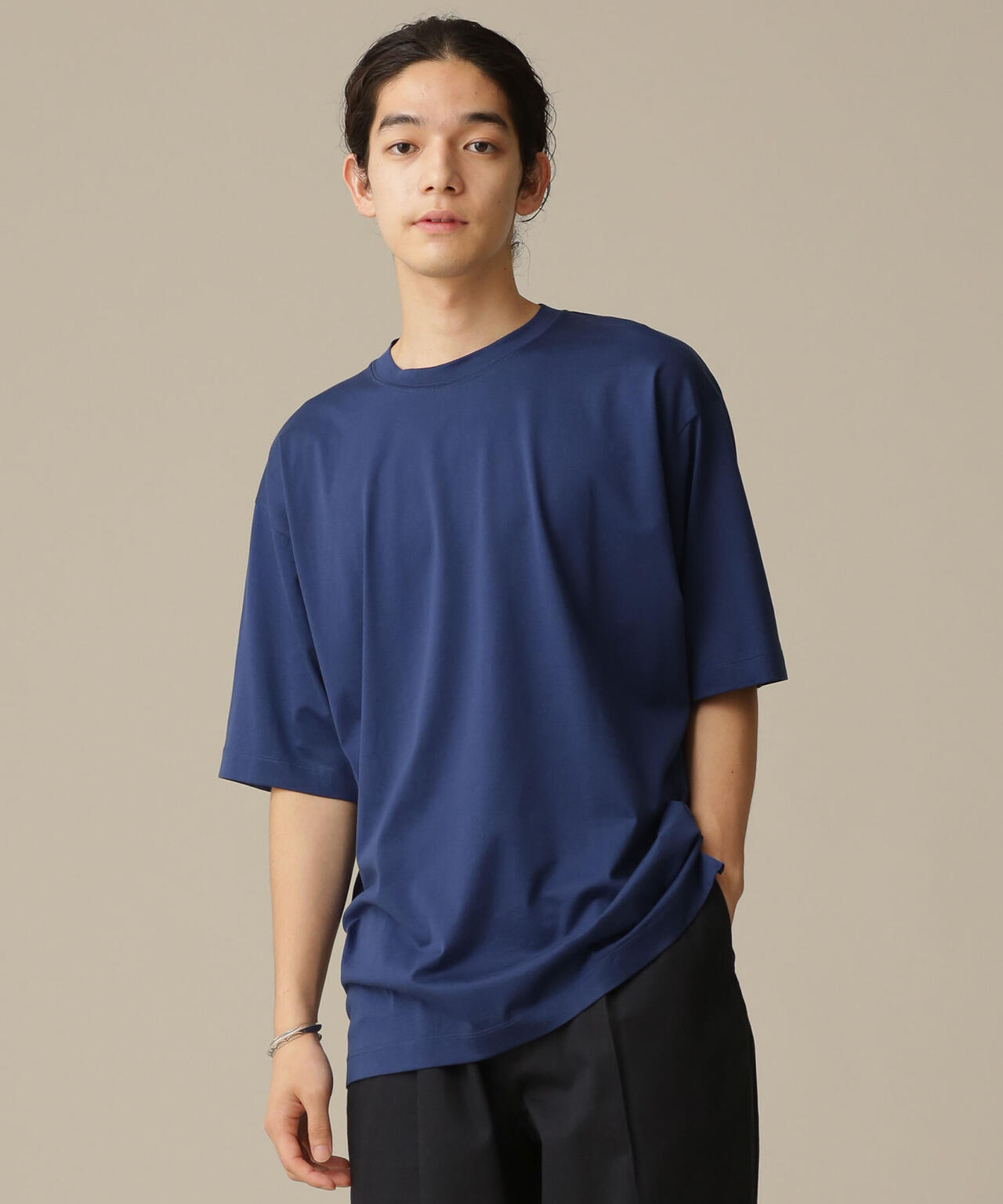 LB.03/超長綿シルケットクルーネックTシャツ