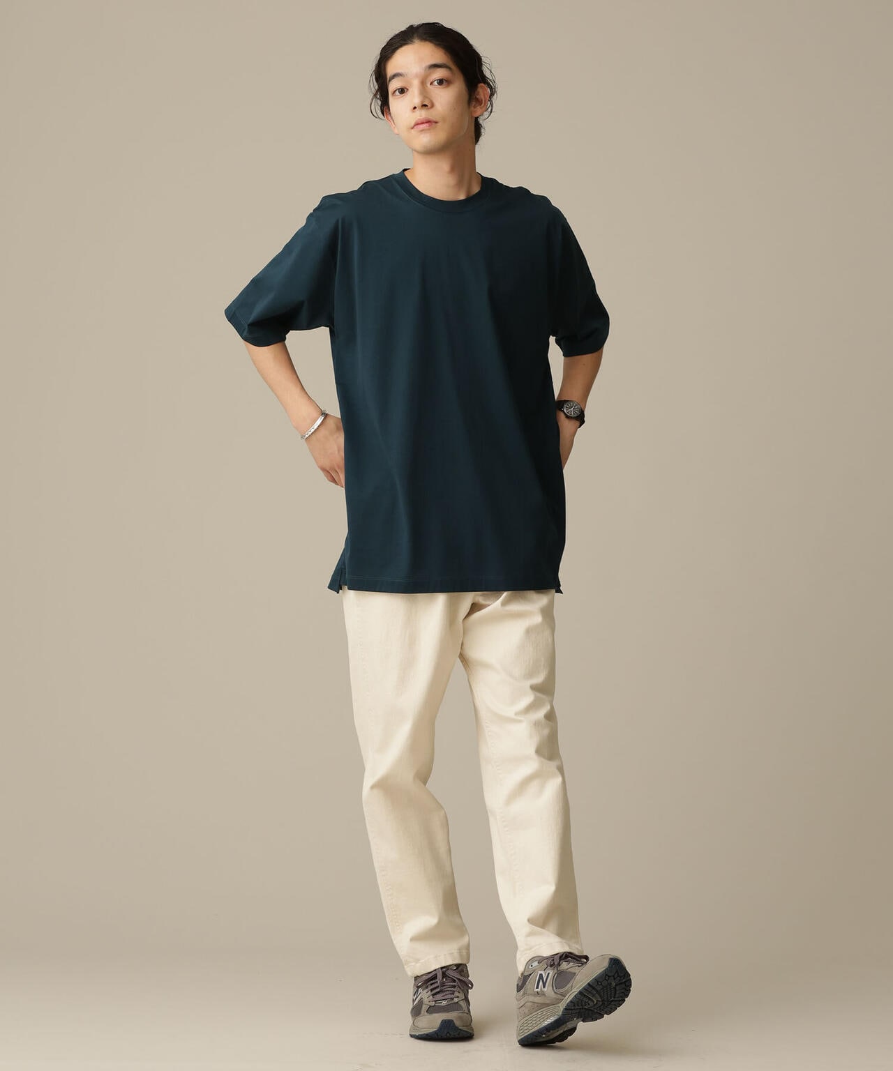 LB.03/超長綿シルケットクルーネックTシャツ