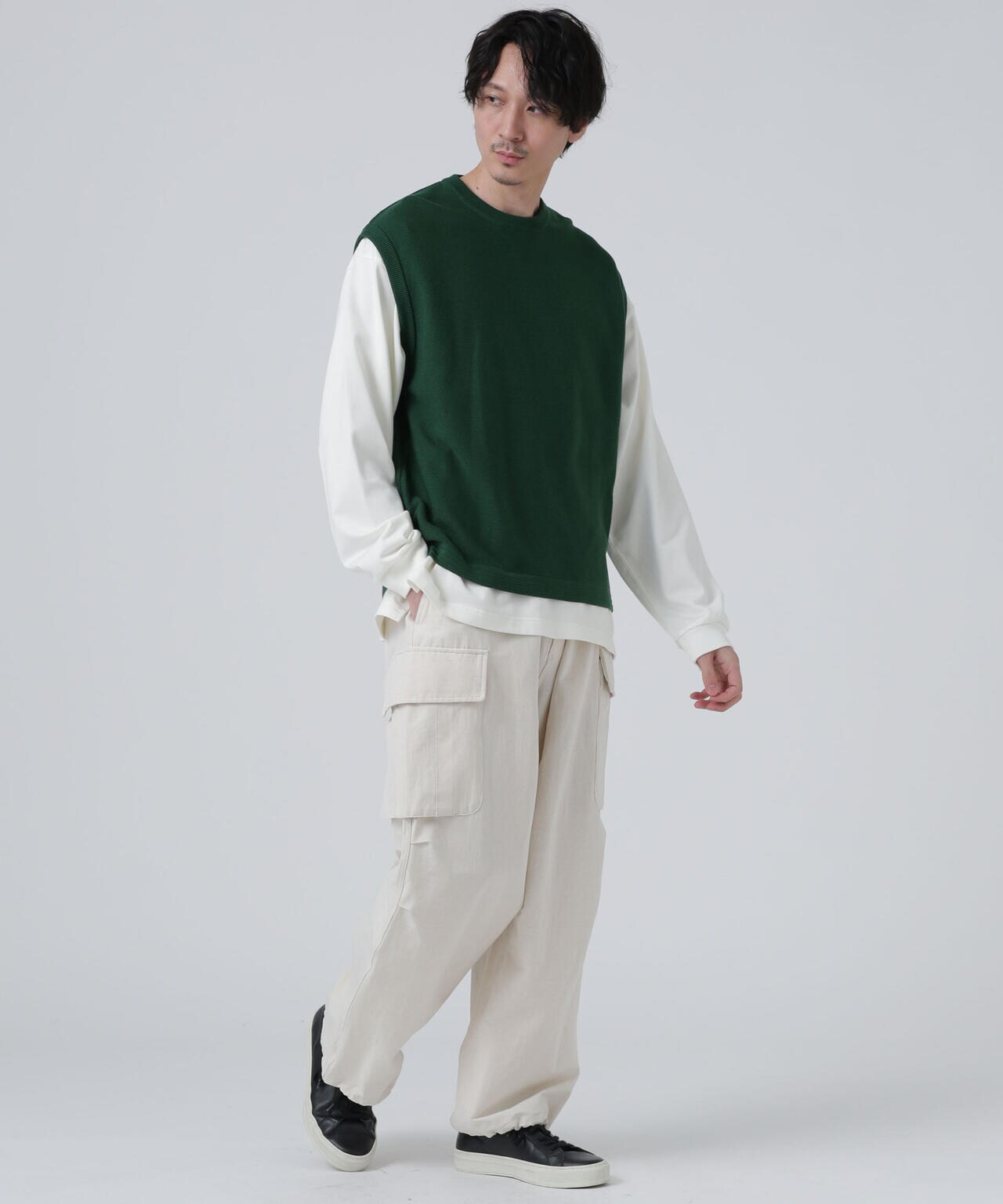 LB.03/「タフニット」凹凸ベスト