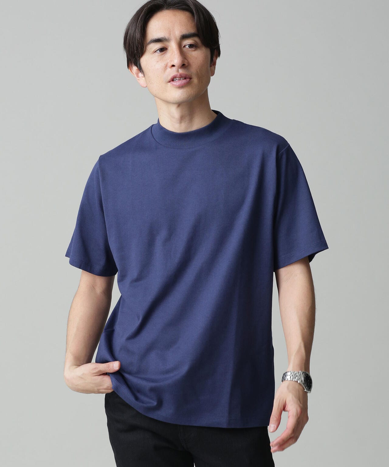 LB.03/Anti Soaked 汗染み防止 モックネックTシャツ