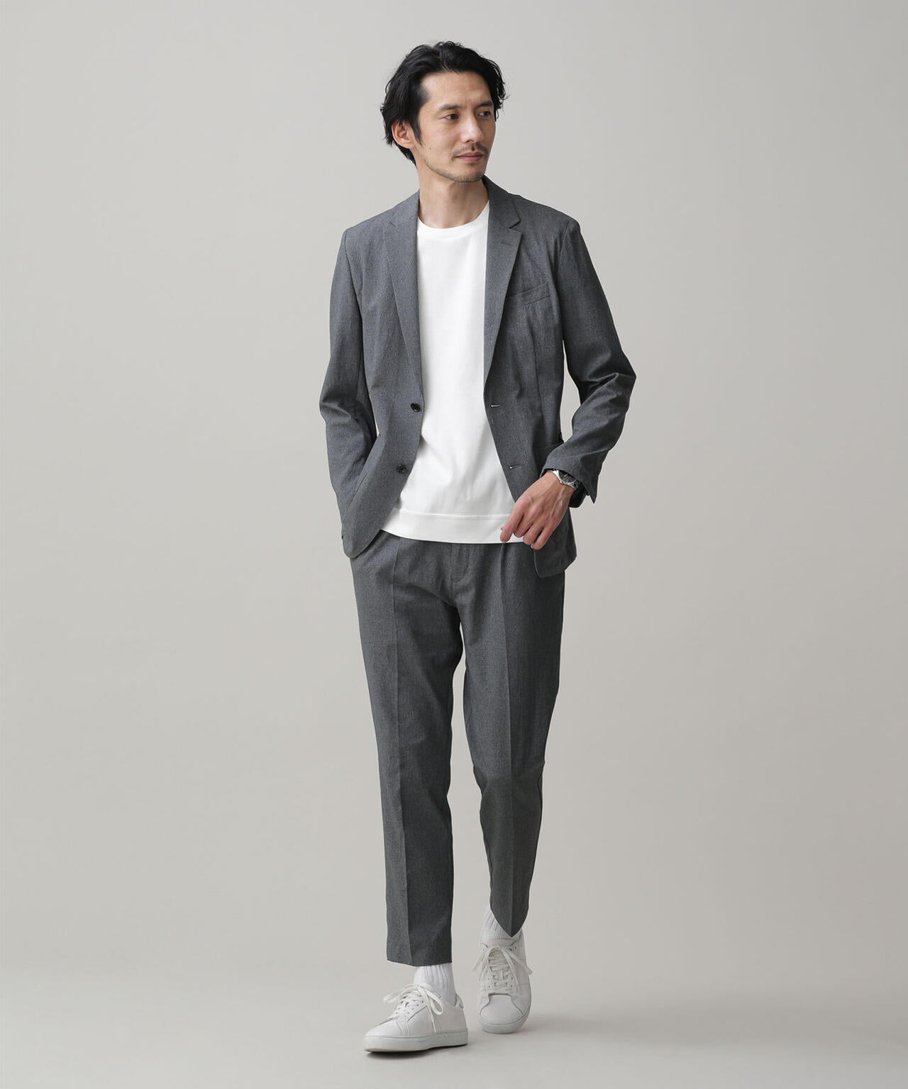 LB.03/「FORMAL JERSEY」クルーネックカットソー半袖