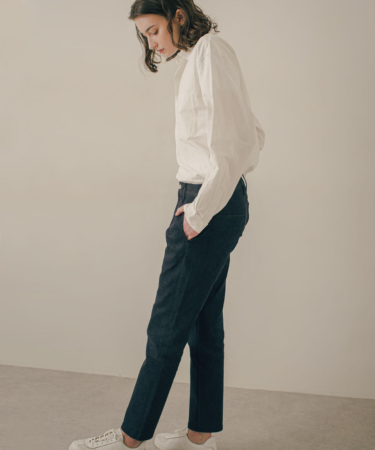 LB.03/「ESSENTIAL LINE」ノンフェイドスキニースラックス