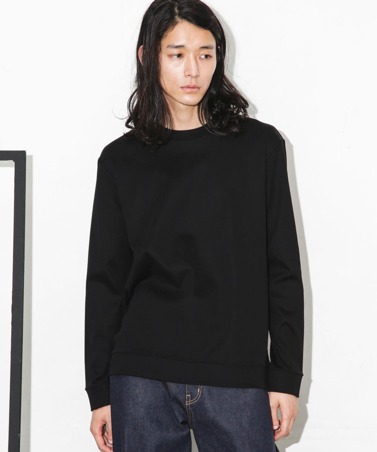 「FORMAL JERSEY」クルーネックカットソー長袖
