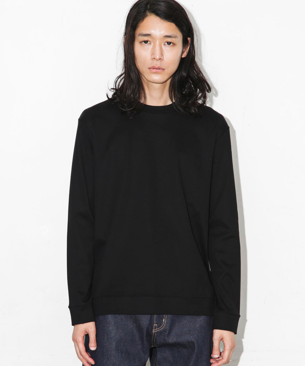「FORMAL JERSEY」クルーネックカットソー長袖