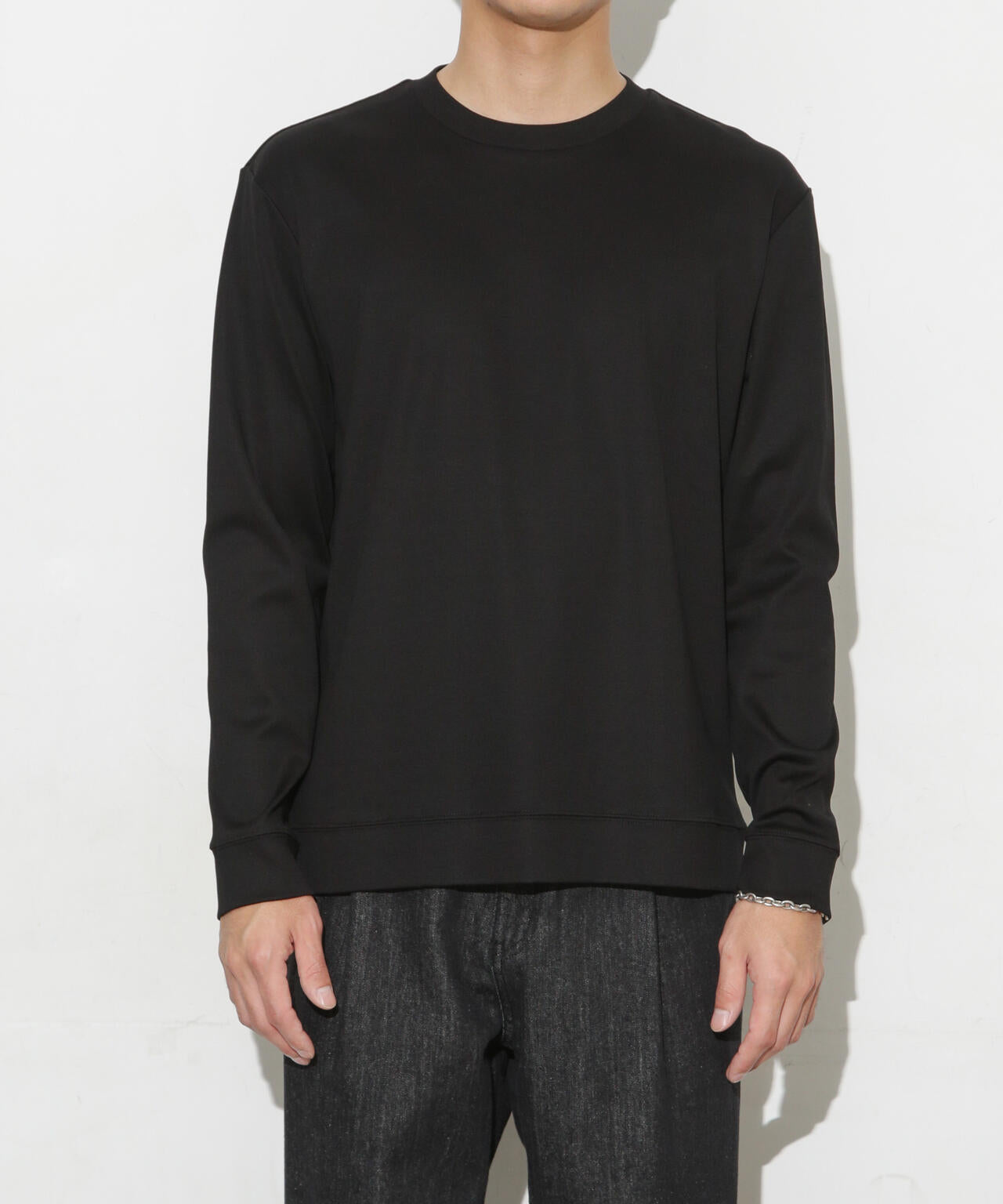 「FORMAL JERSEY」クルーネックカットソー長袖