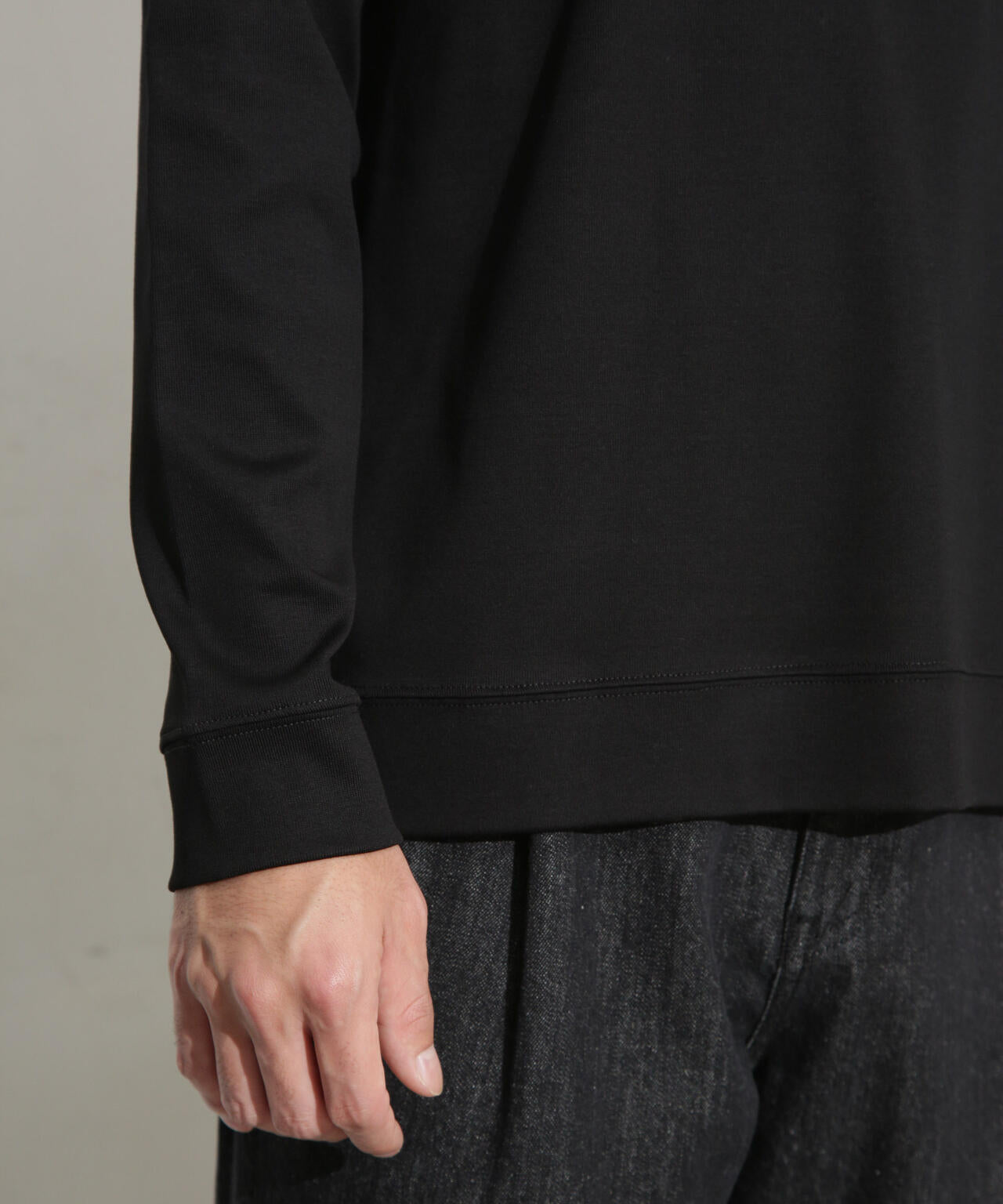 「FORMAL JERSEY」クルーネックカットソー長袖
