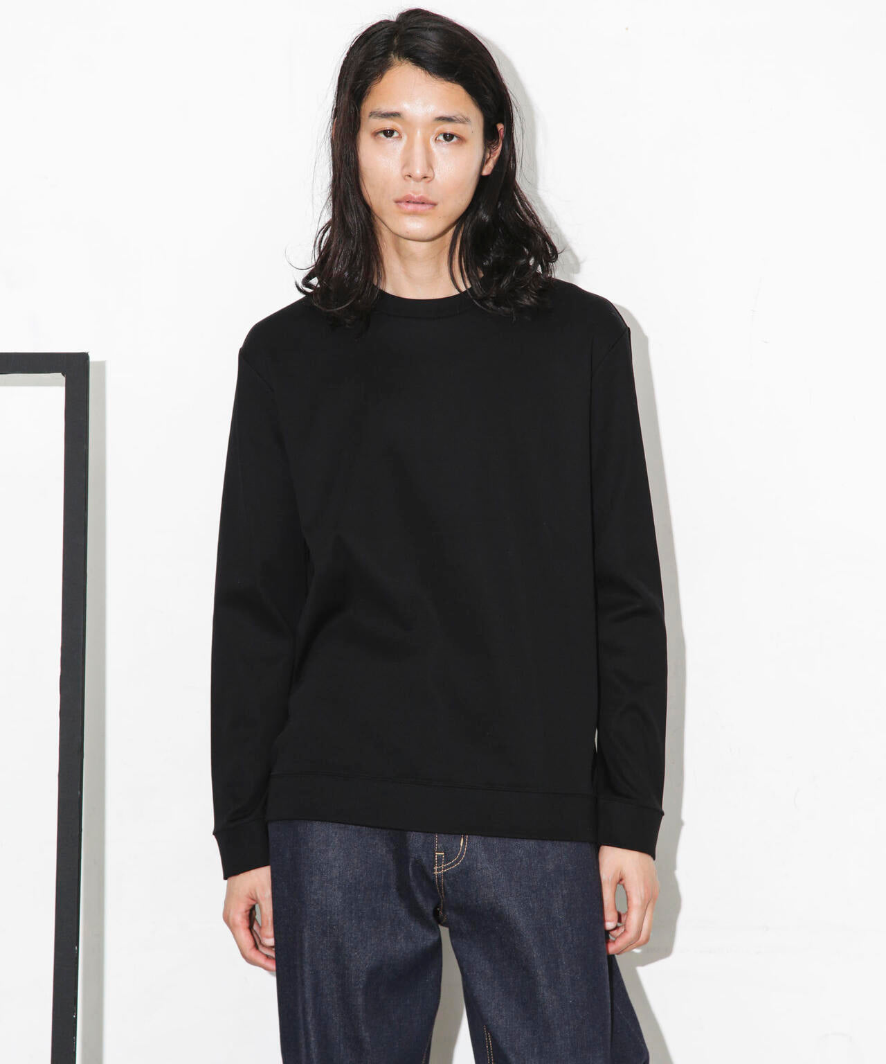 「FORMAL JERSEY」クルーネックカットソー長袖