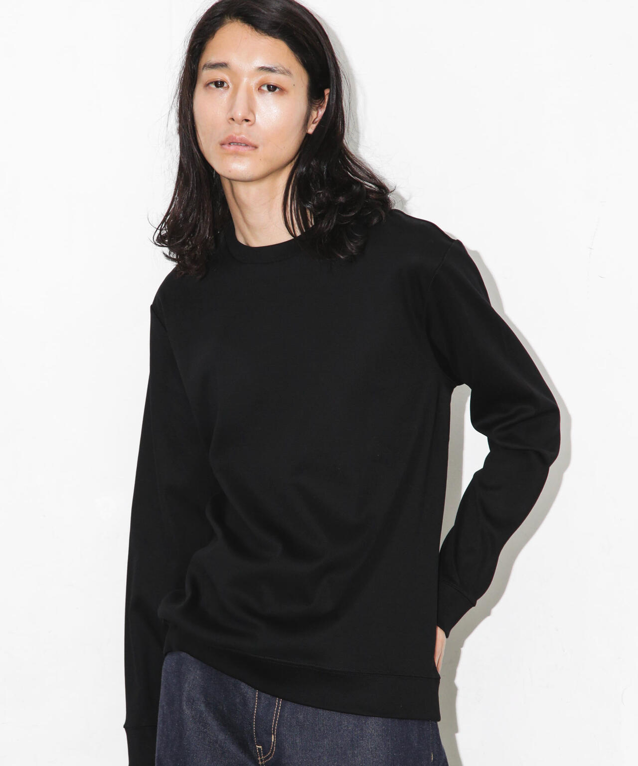 「FORMAL JERSEY」クルーネックカットソー長袖