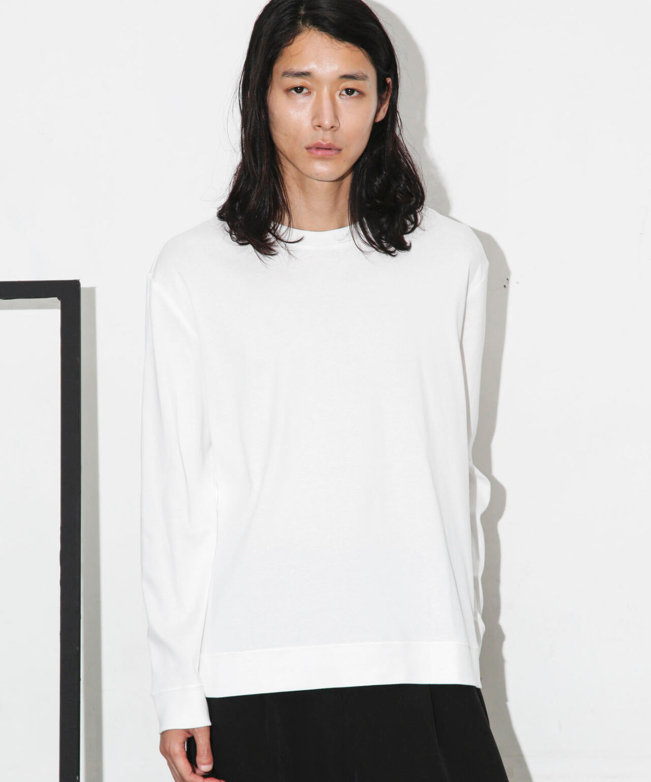 「FORMAL JERSEY」クルーネックカットソー長袖