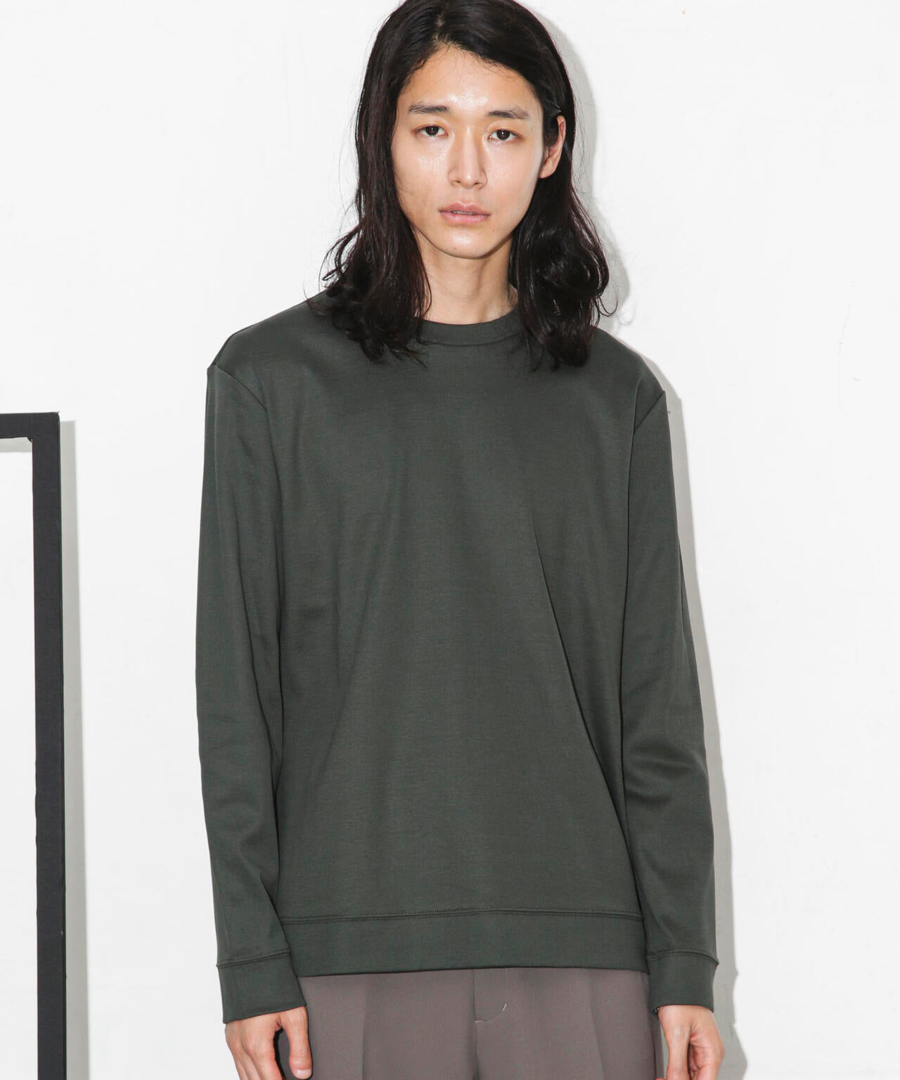 「FORMAL JERSEY」クルーネックカットソー長袖