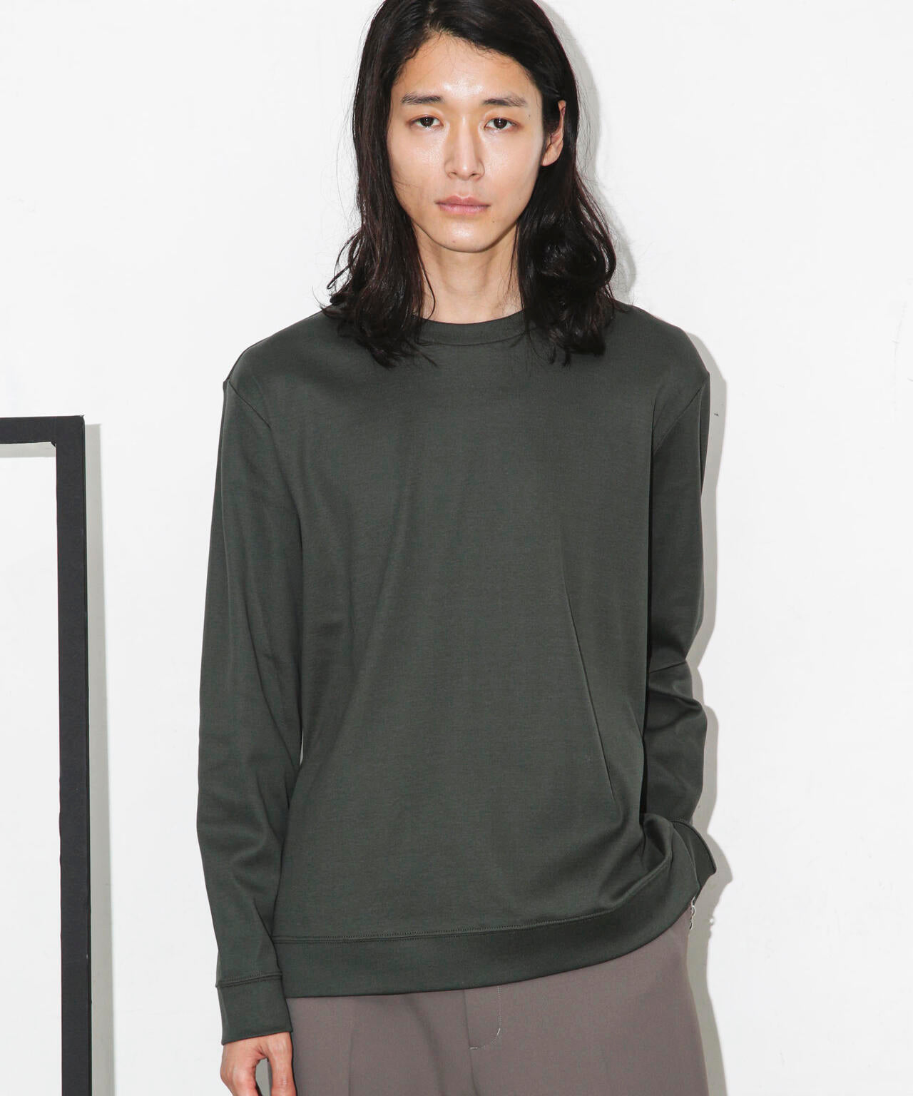 「FORMAL JERSEY」クルーネックカットソー長袖