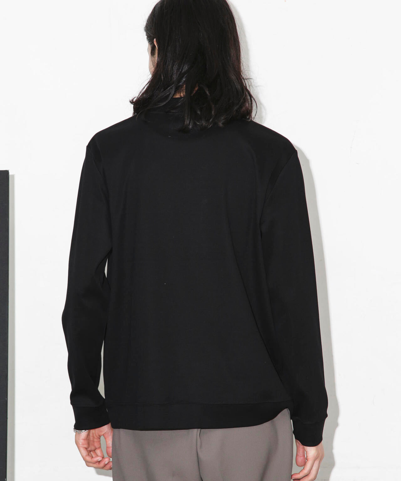 「FORMAL JERSEY」モックネックカットソー長袖