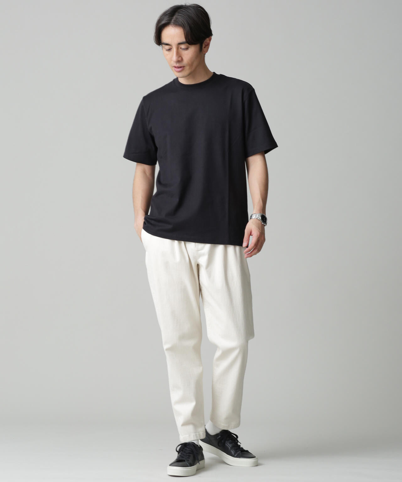 Anti Soaked 汗染み防止 クルーネックTシャツ
