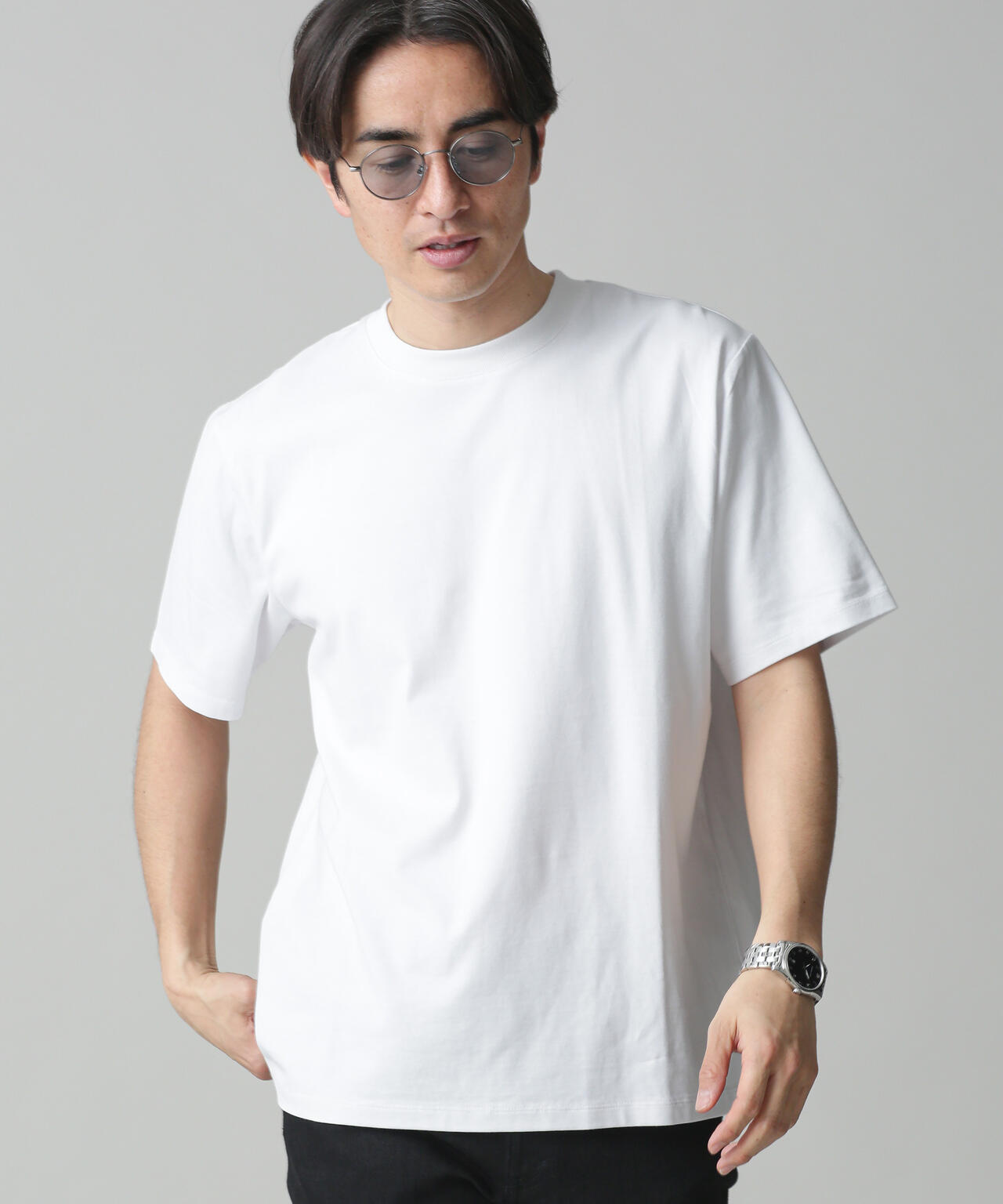 Anti Soaked 汗染み防止 クルーネックTシャツ
