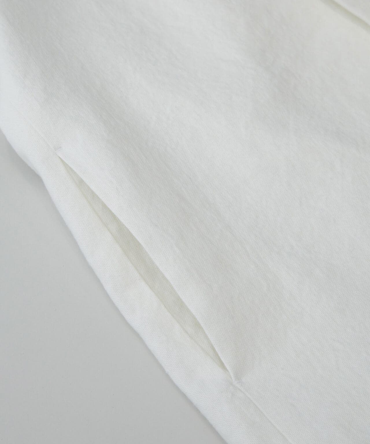 AB.コットン/リネンオックススリーブレスジャケット