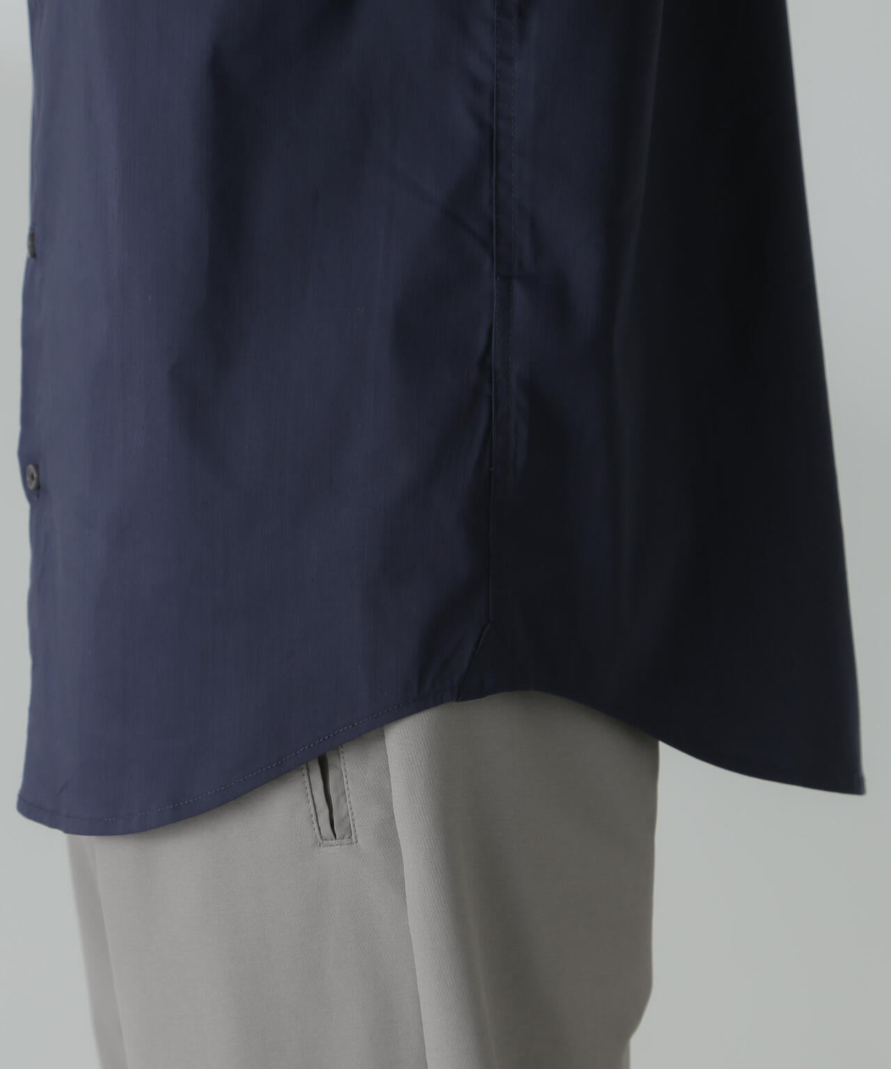 「ICE FLOW LINEN」カッタウェイシャツ 長袖