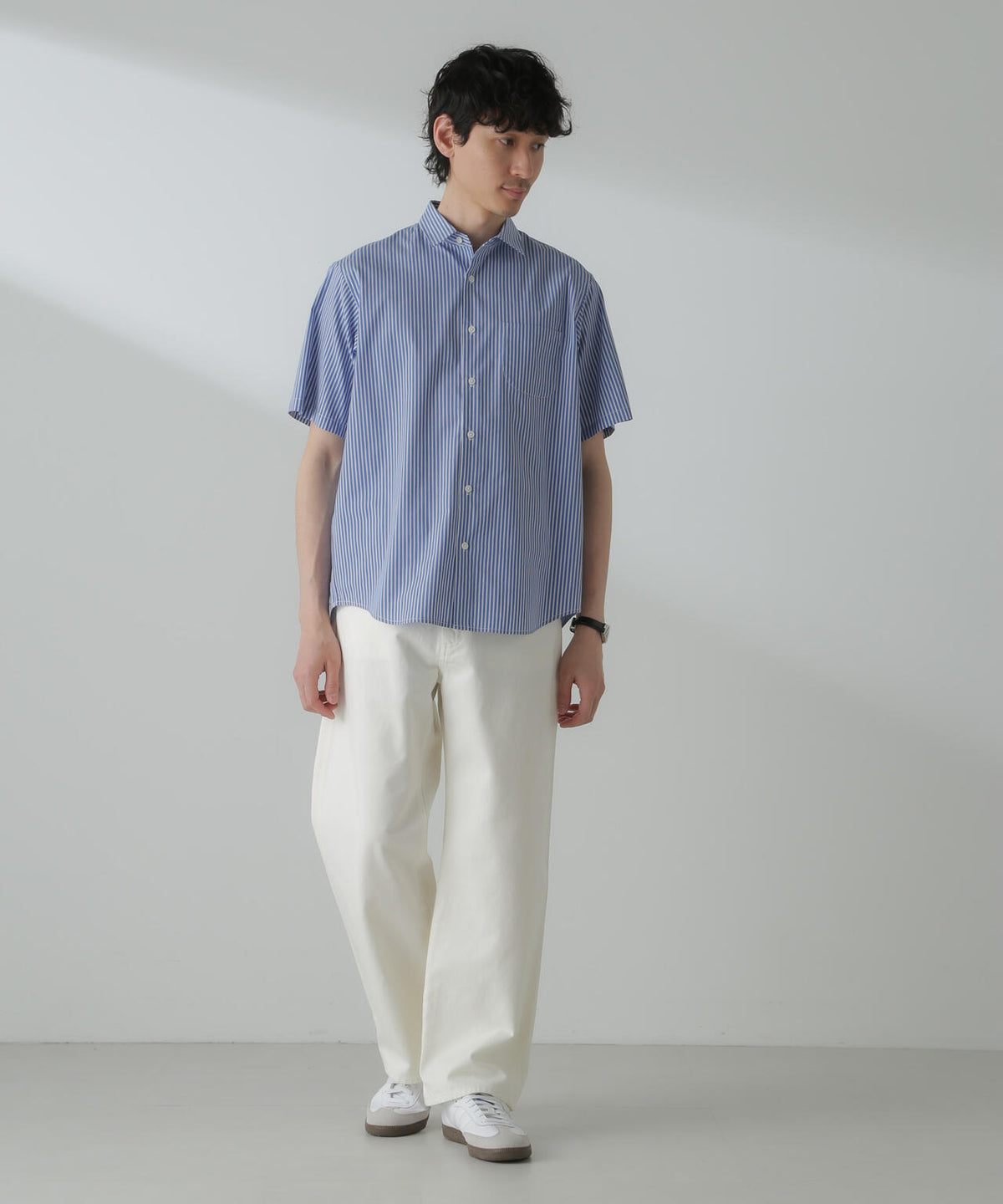 「ICE FLOW LINEN」バリエーションシャツ 半袖