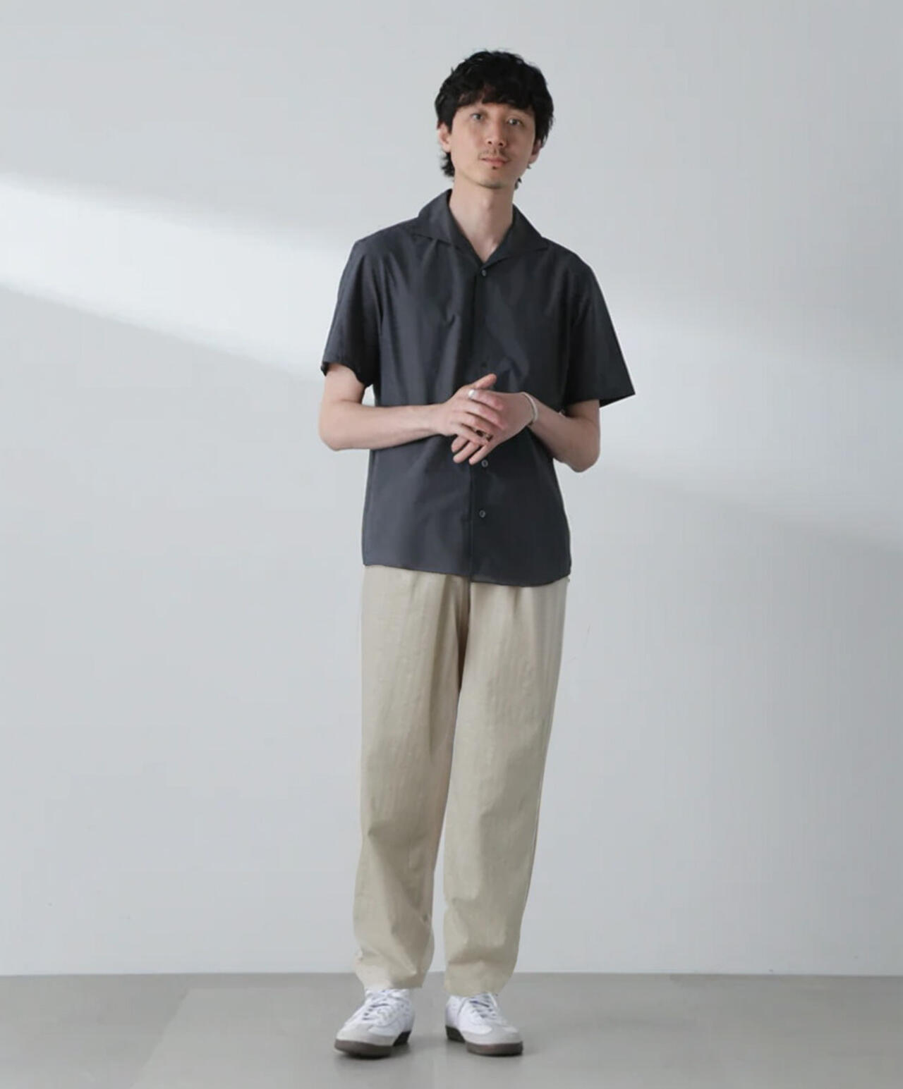 「MC」coveross(R)カッタウェイカラーシャツ(セットアップ可)