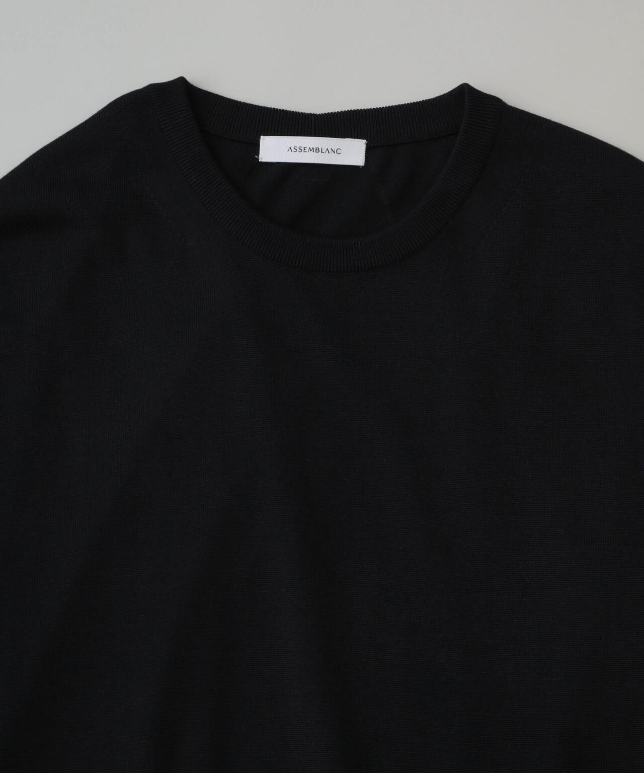 AB.シルクプレーティングリラックスニットTシャツ