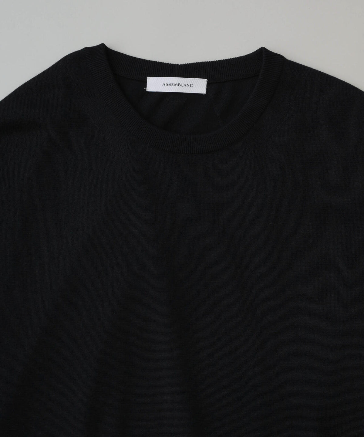AB.シルクプレーティングリラックスニットTシャツ