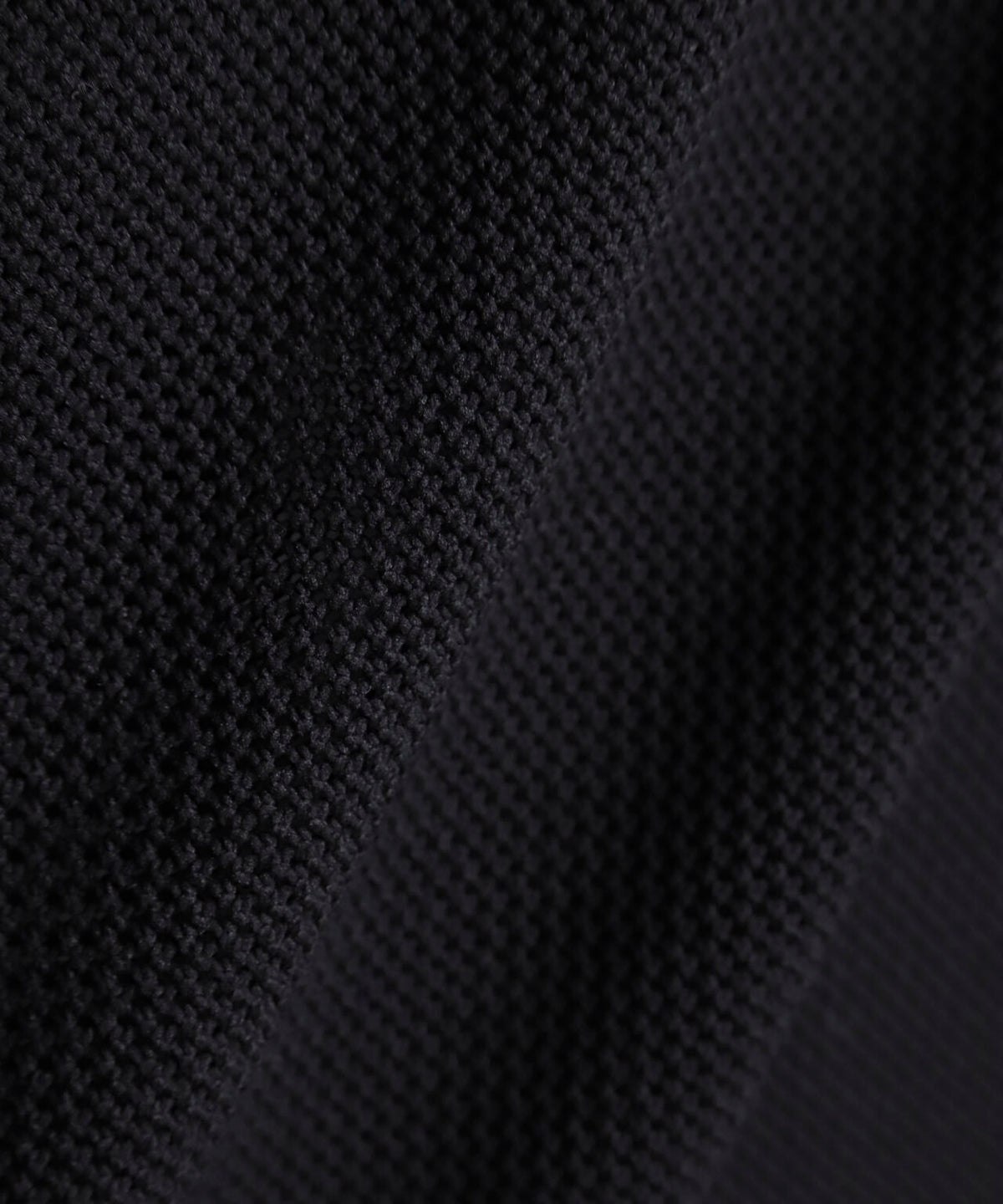 ポリメッシュリラックスクルーネックニットTシャツ