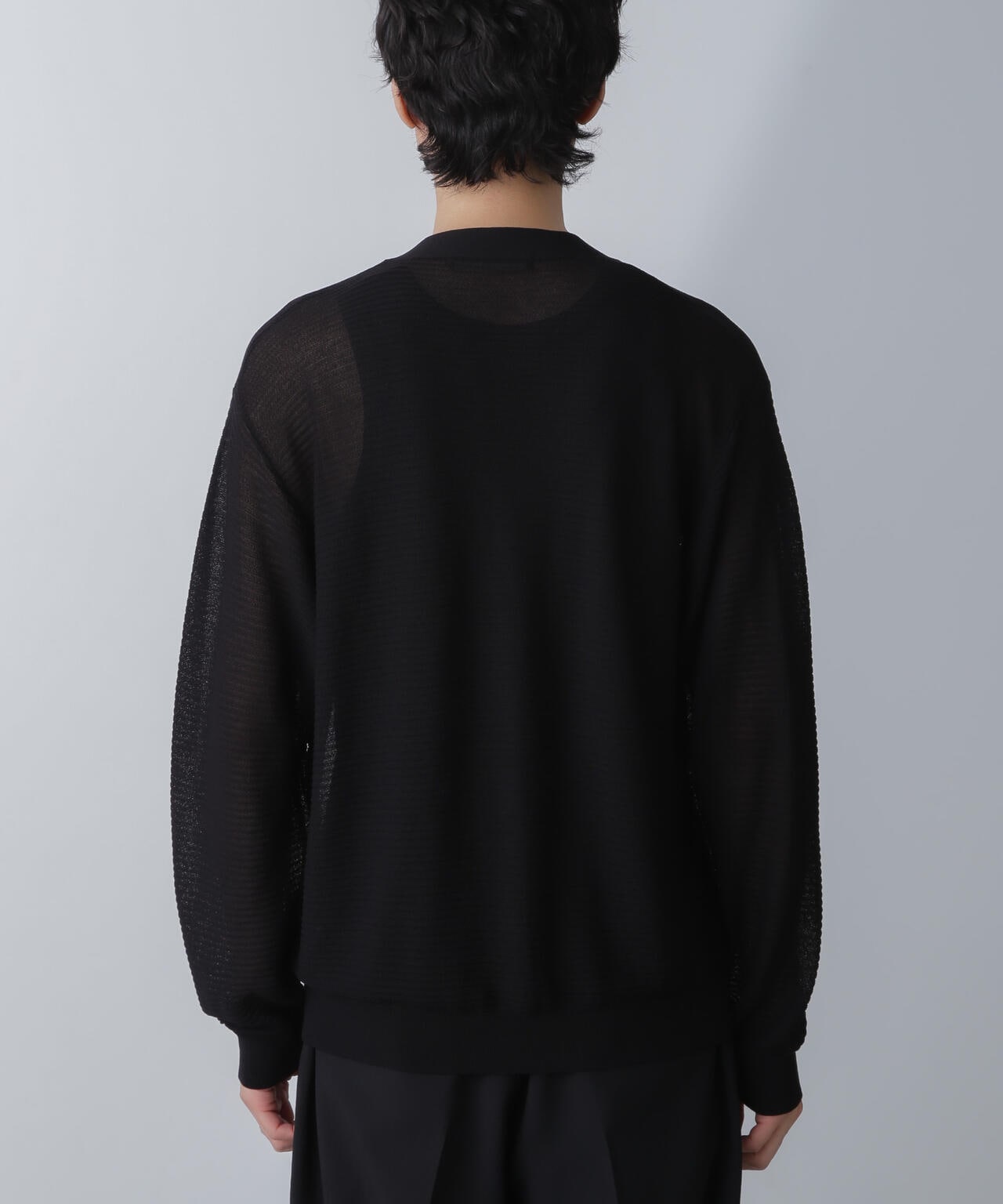 ハイゲージ リンクスニットカーディガン