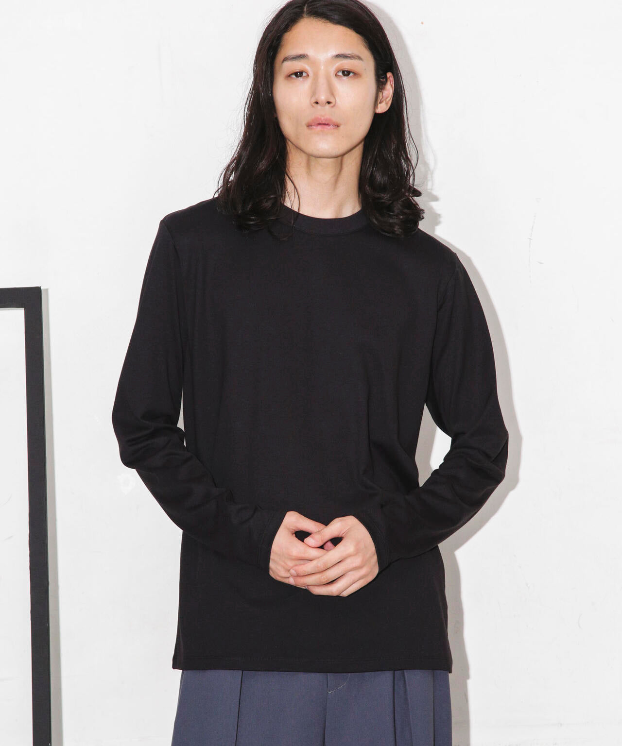Anti Soaked 汗染み防止 クルーネックTシャツ長袖
