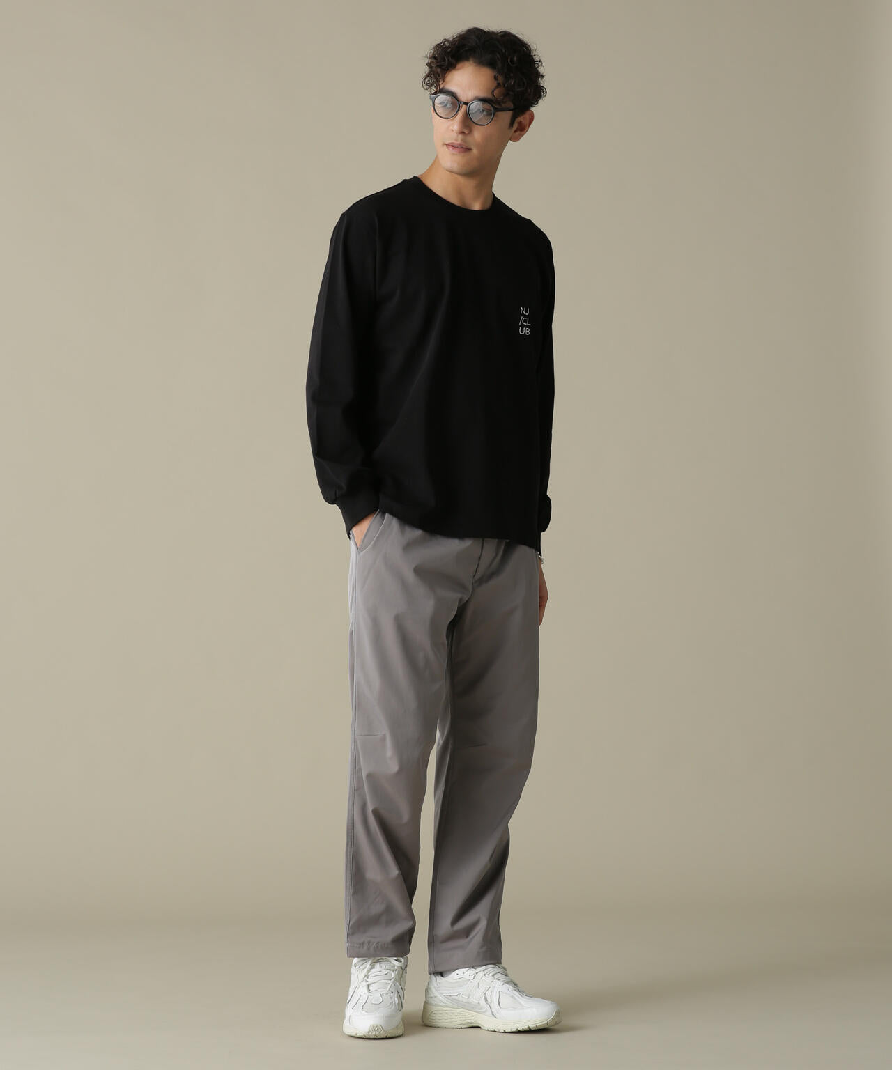 「NJ/CLUB」PARKSTOCK ベーシックロングスリーブTシャツ