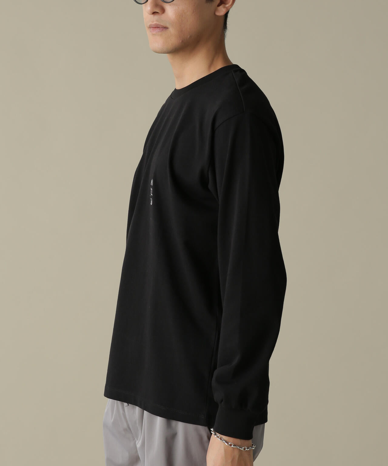 「NJ/CLUB」PARKSTOCK ベーシックロングスリーブTシャツ