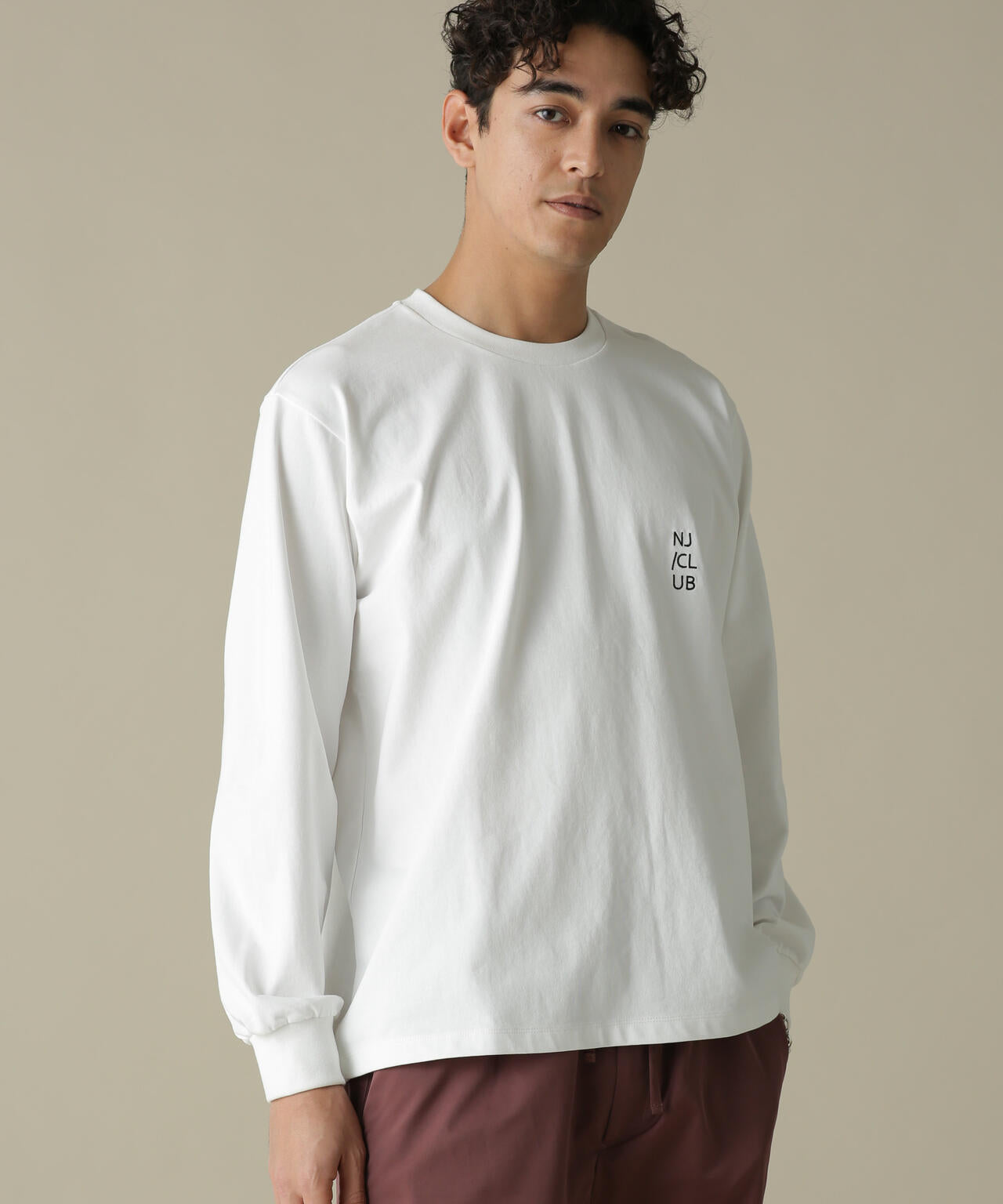 「NJ/CLUB」PARKSTOCK ベーシックロングスリーブTシャツ