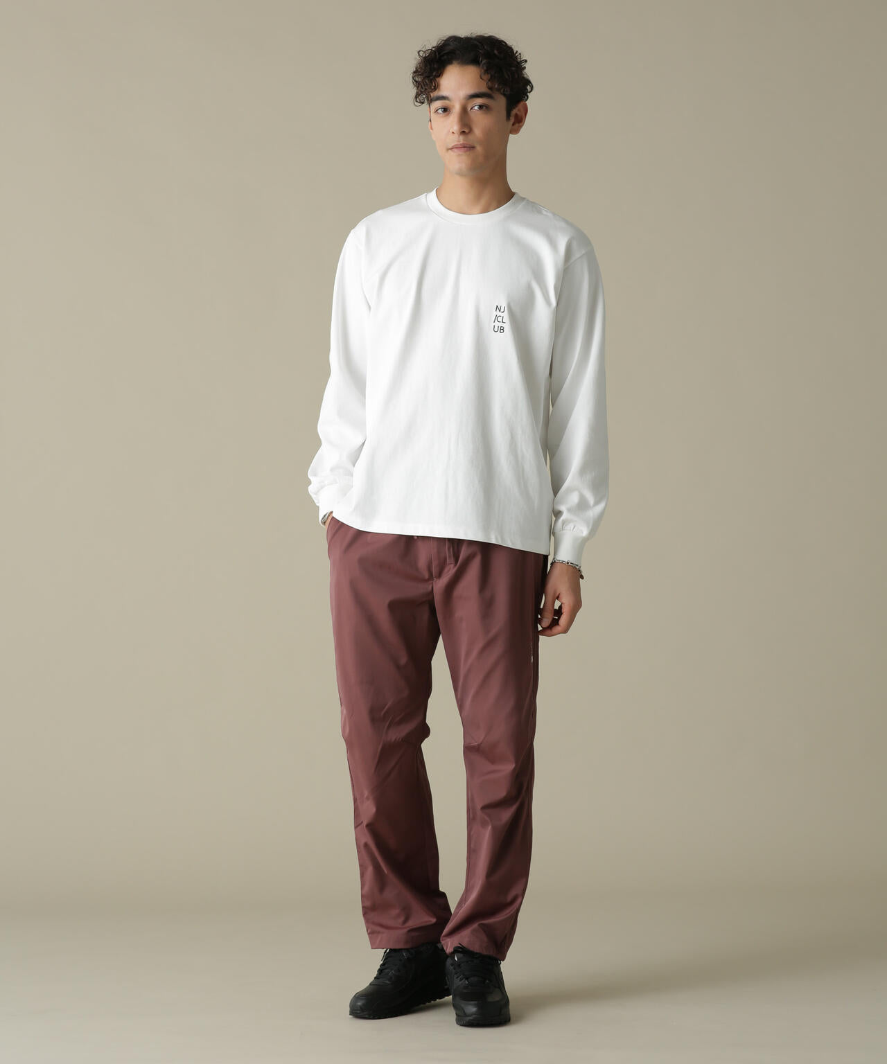 「NJ/CLUB」PARKSTOCK ベーシックロングスリーブTシャツ