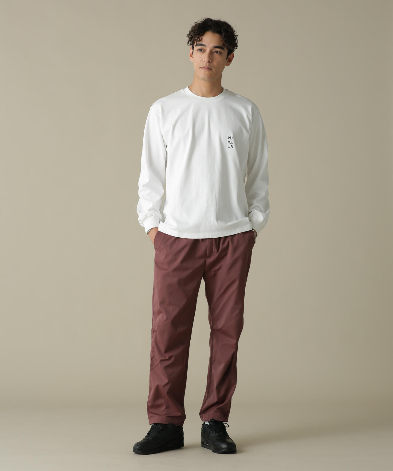 「NJ/CLUB」PARKSTOCK ベーシックロングスリーブTシャツ