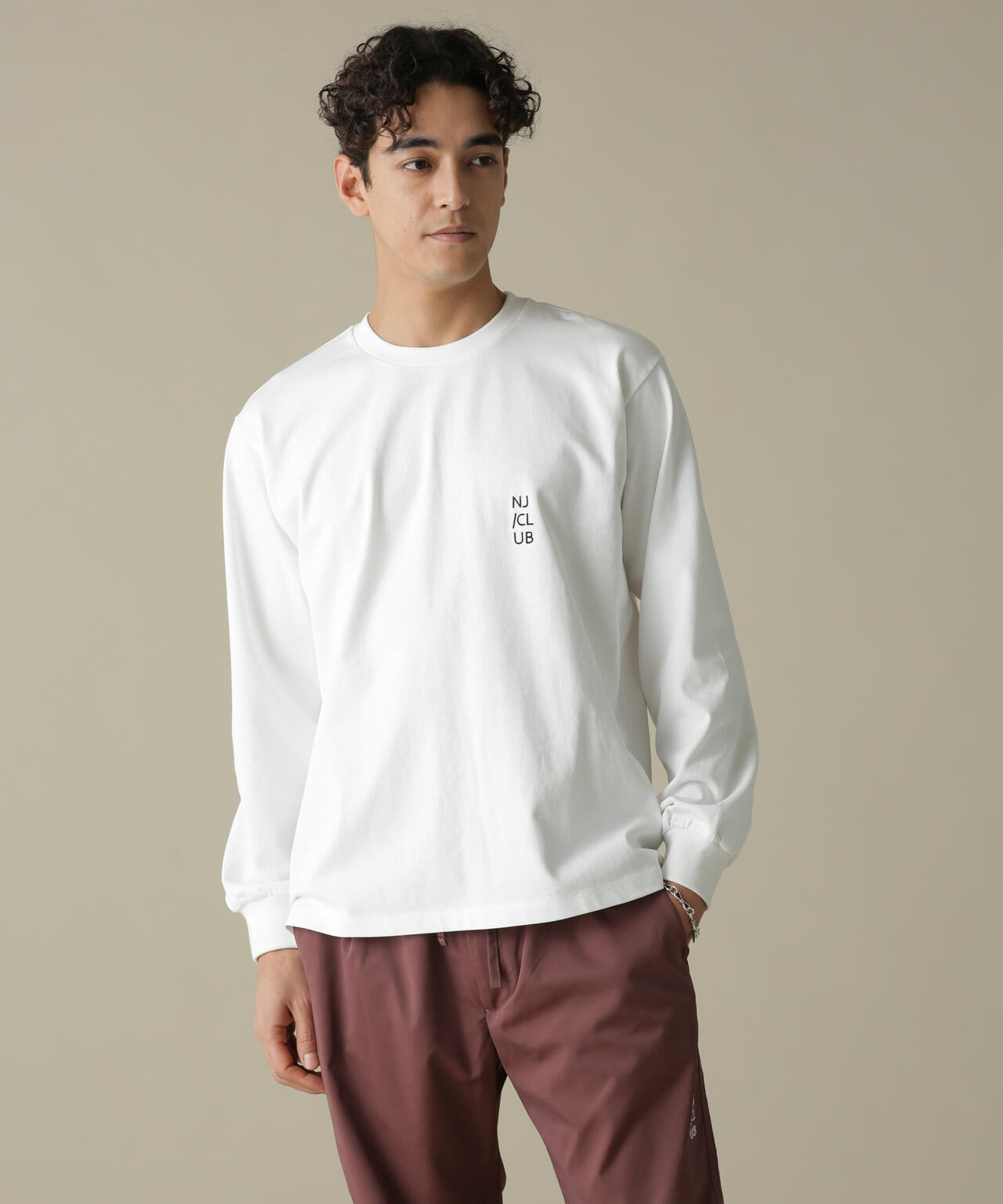 「NJ/CLUB」PARKSTOCK ベーシックロングスリーブTシャツ