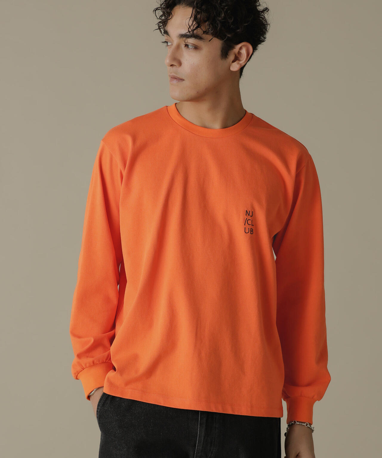 「NJ/CLUB」PARKSTOCK ベーシックロングスリーブTシャツ