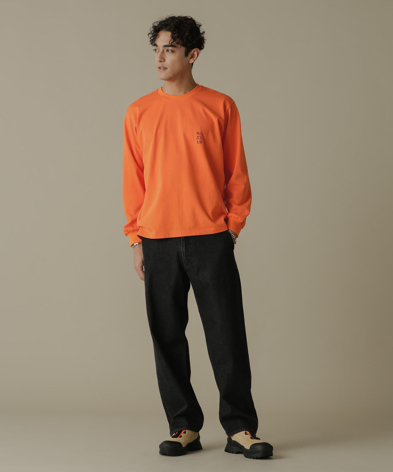 「NJ/CLUB」PARKSTOCK ベーシックロングスリーブTシャツ