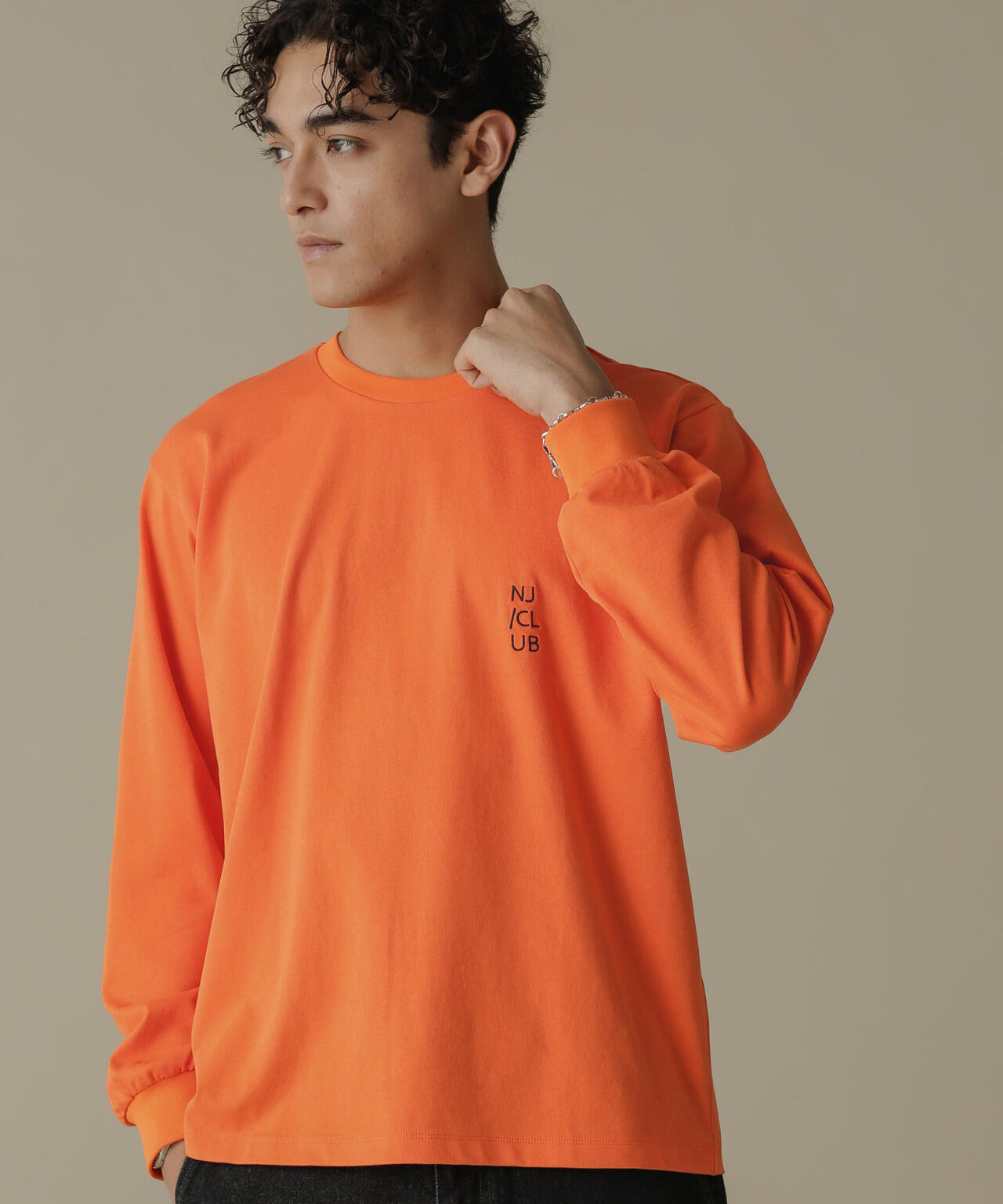 「NJ/CLUB」PARKSTOCK ベーシックロングスリーブTシャツ