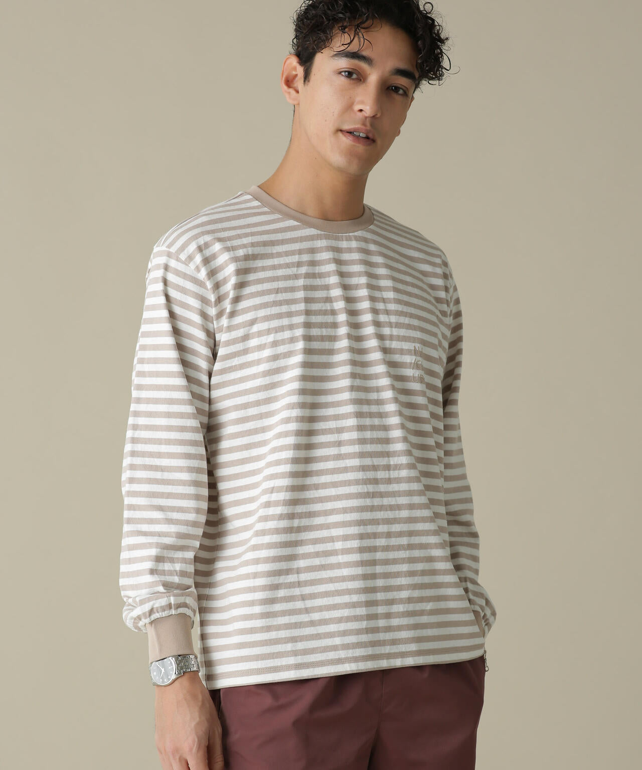 「NJ/CLUB」PARKSTOCK ベーシックロングスリーブTシャツ