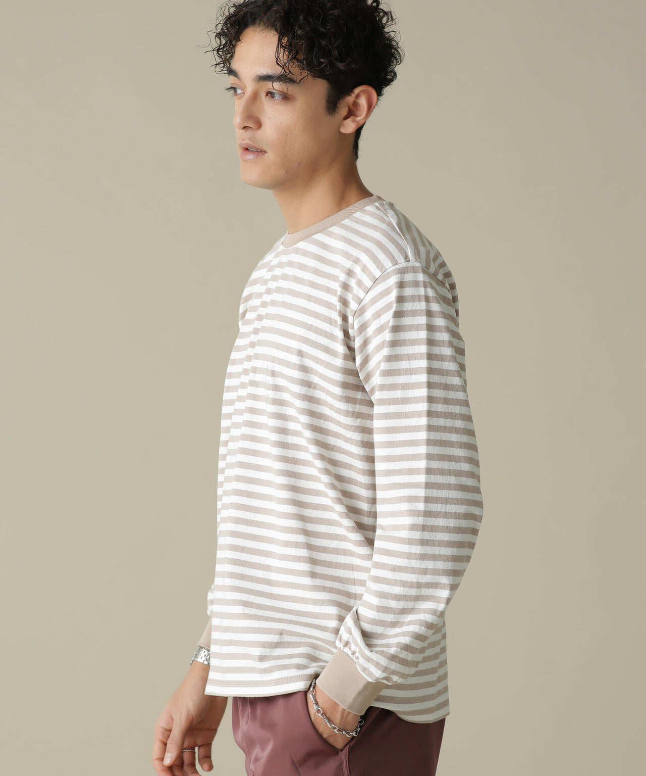 「NJ/CLUB」PARKSTOCK ベーシックロングスリーブTシャツ