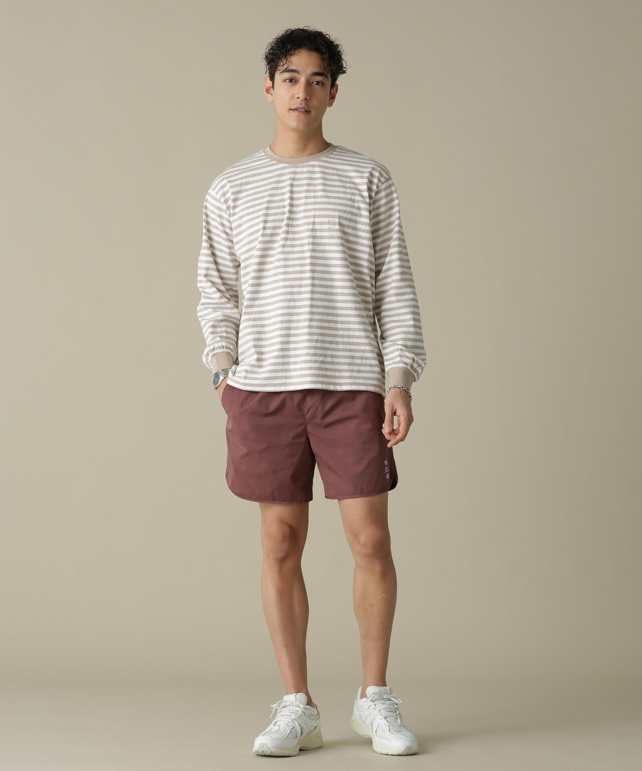 「NJ/CLUB」PARKSTOCK ベーシックロングスリーブTシャツ