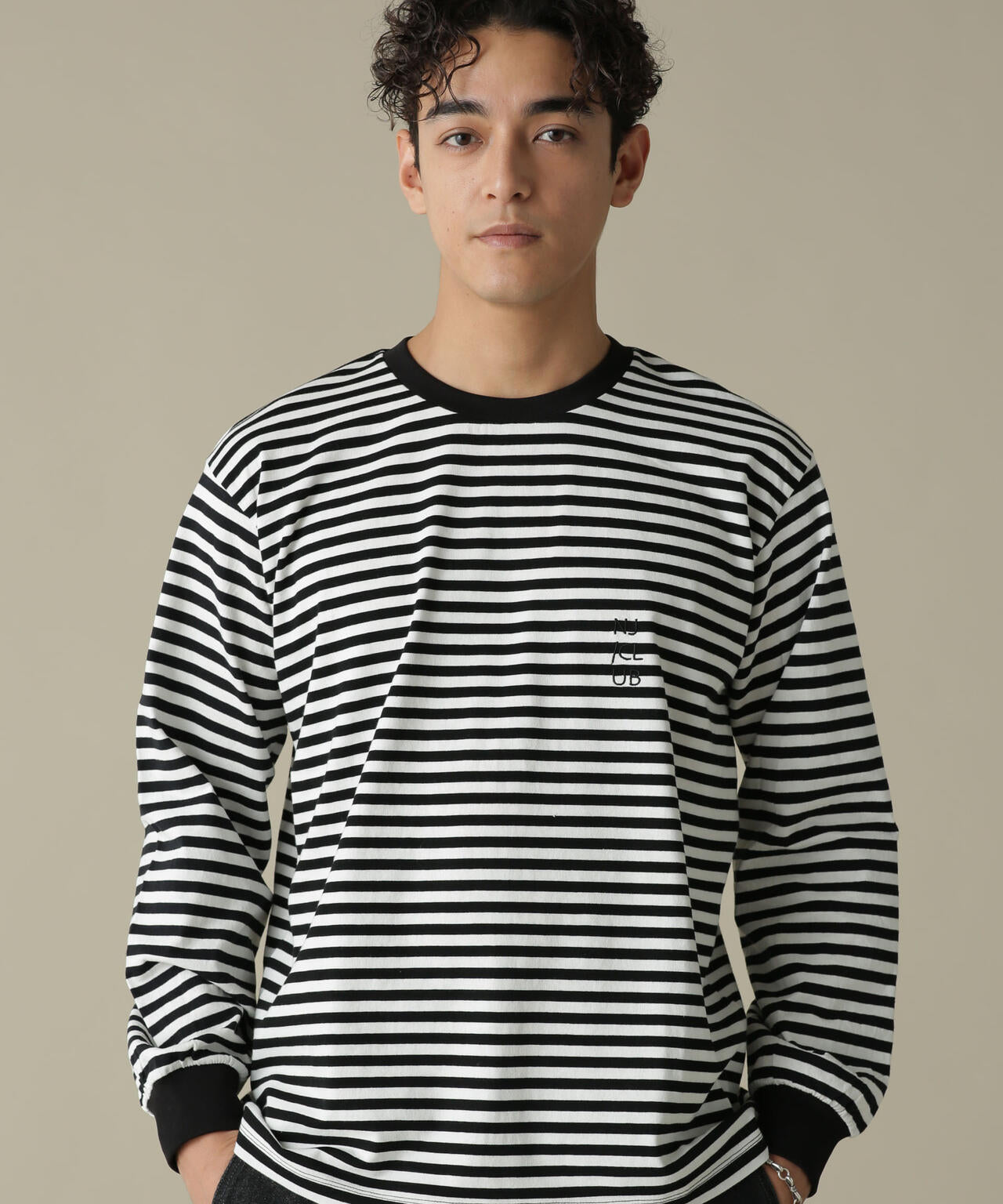 「NJ/CLUB」PARKSTOCK ベーシックロングスリーブTシャツ