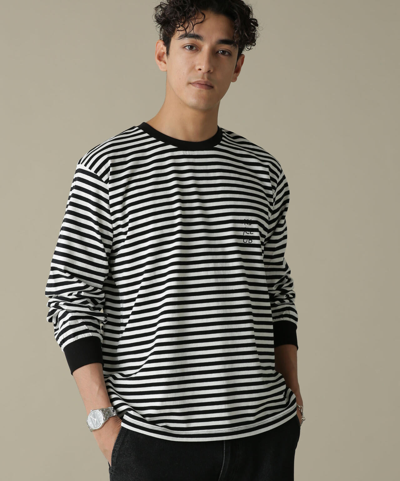 「NJ/CLUB」PARKSTOCK ベーシックロングスリーブTシャツ