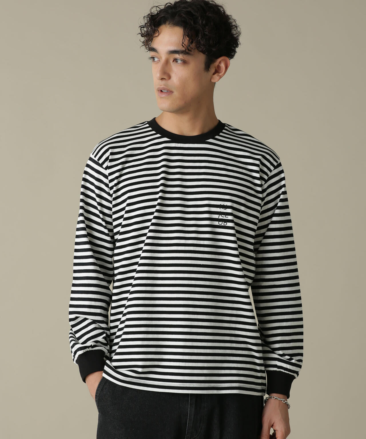 「NJ/CLUB」PARKSTOCK ベーシックロングスリーブTシャツ