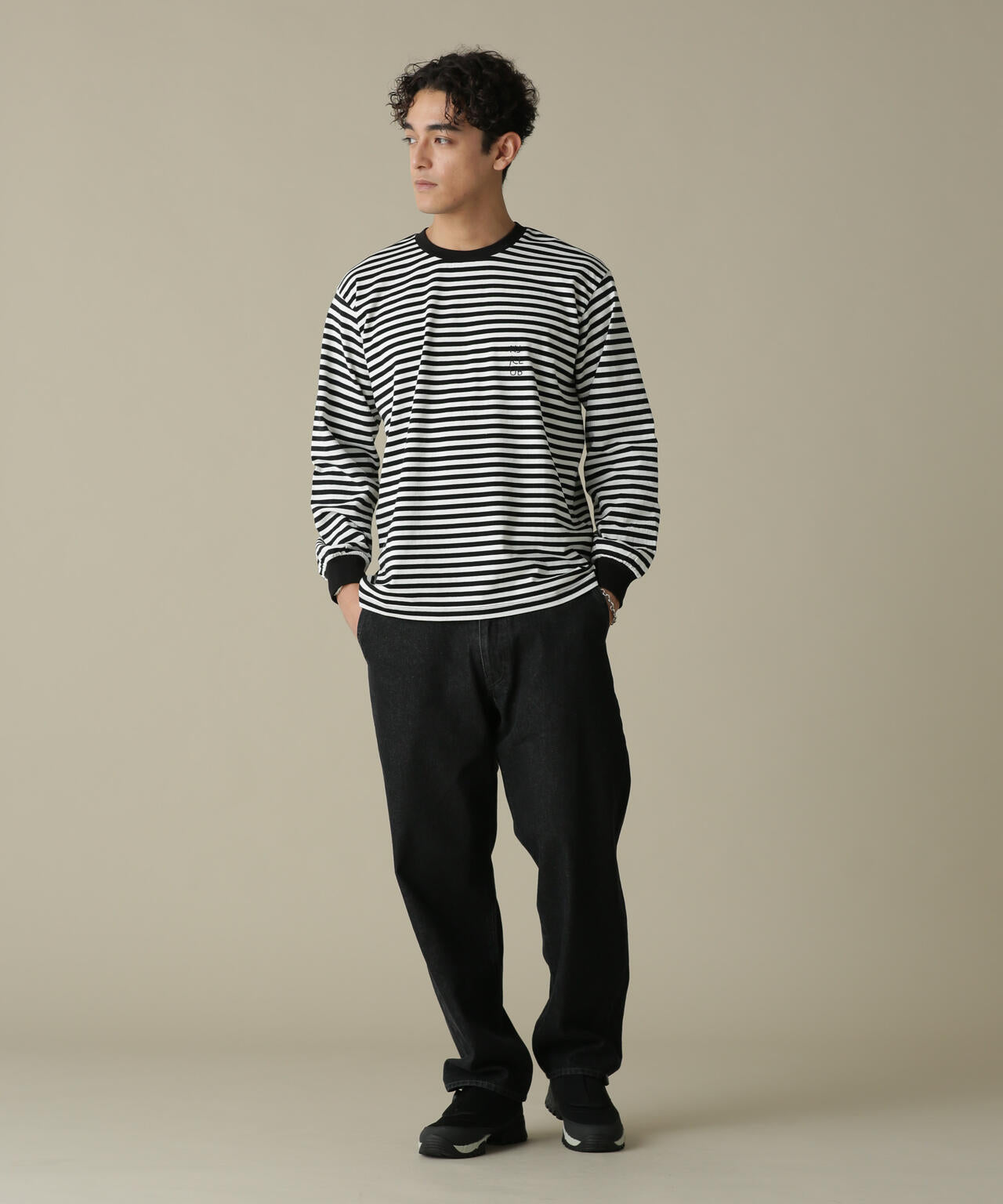 「NJ/CLUB」PARKSTOCK ベーシックロングスリーブTシャツ