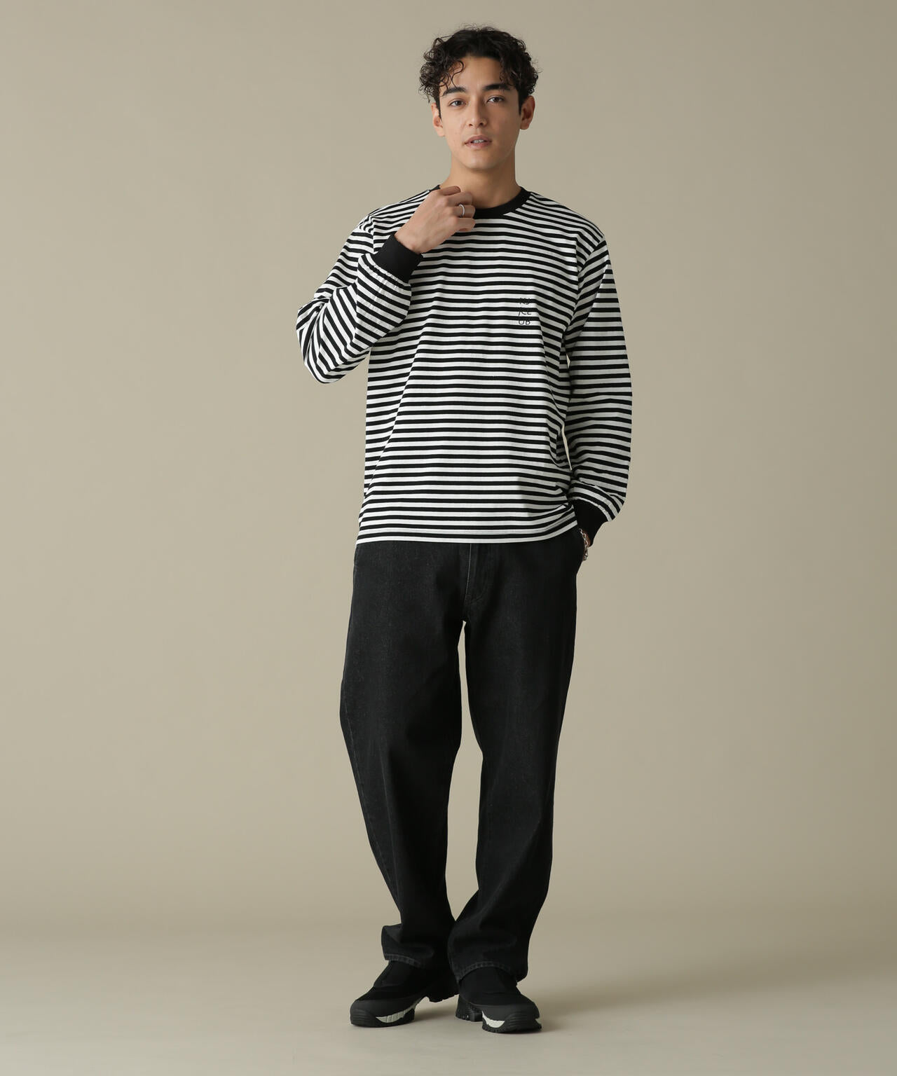 「NJ/CLUB」PARKSTOCK ベーシックロングスリーブTシャツ