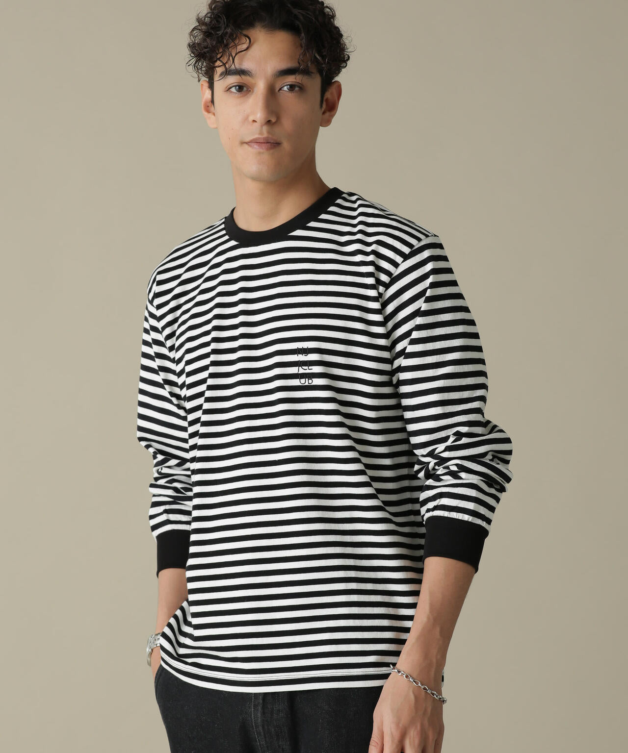 「NJ/CLUB」PARKSTOCK ベーシックロングスリーブTシャツ