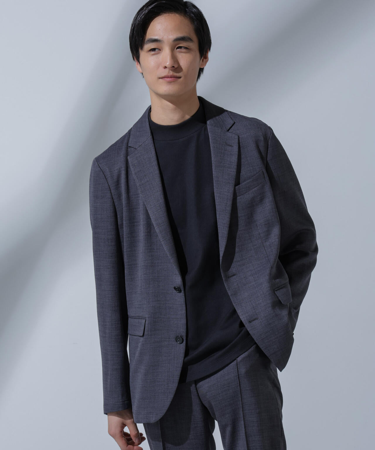Anti Soaked(R)汗染み防止 モックネックTシャツ