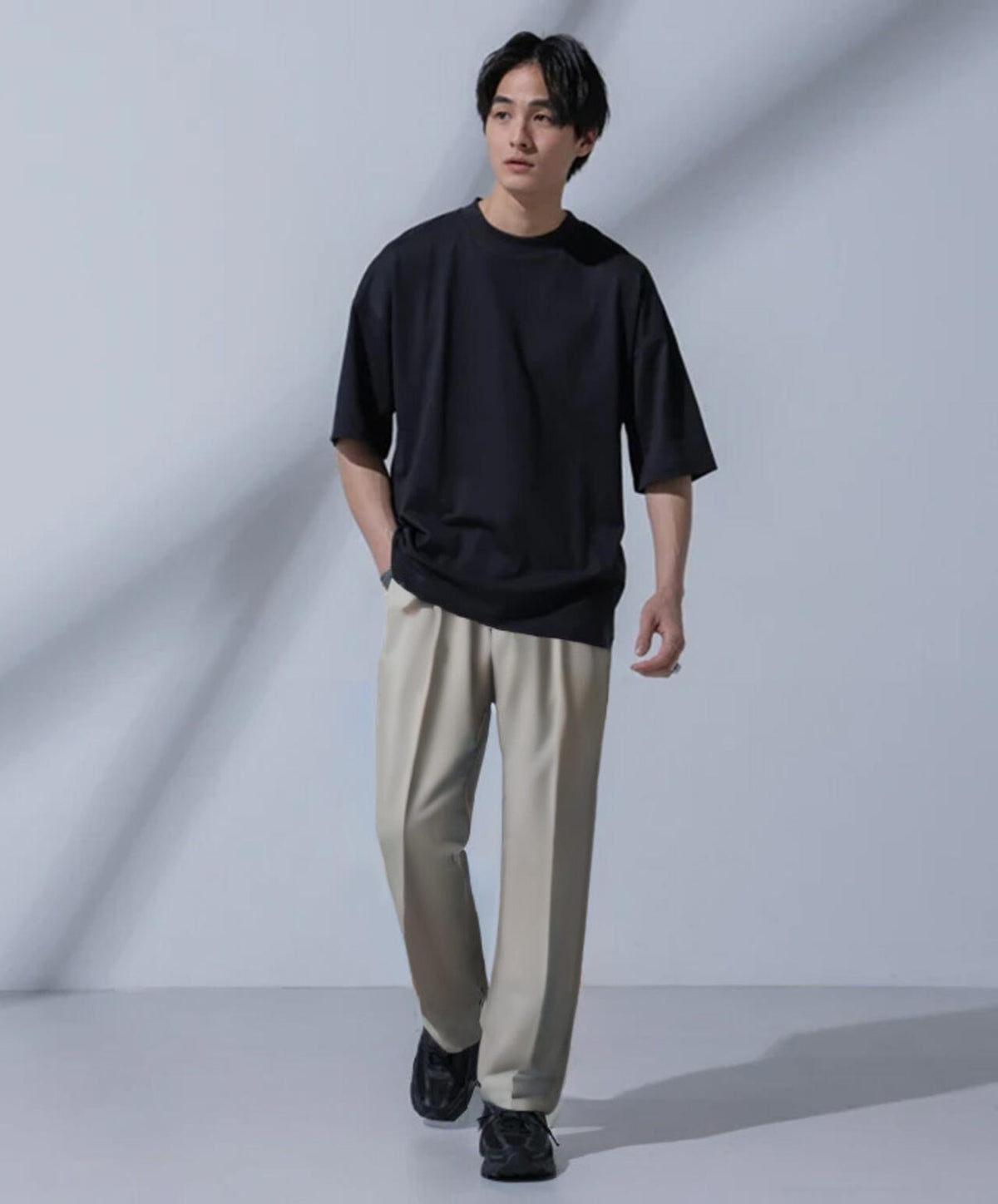 Anti Soaked(R)汗染み防止 クルーネックビッグT
