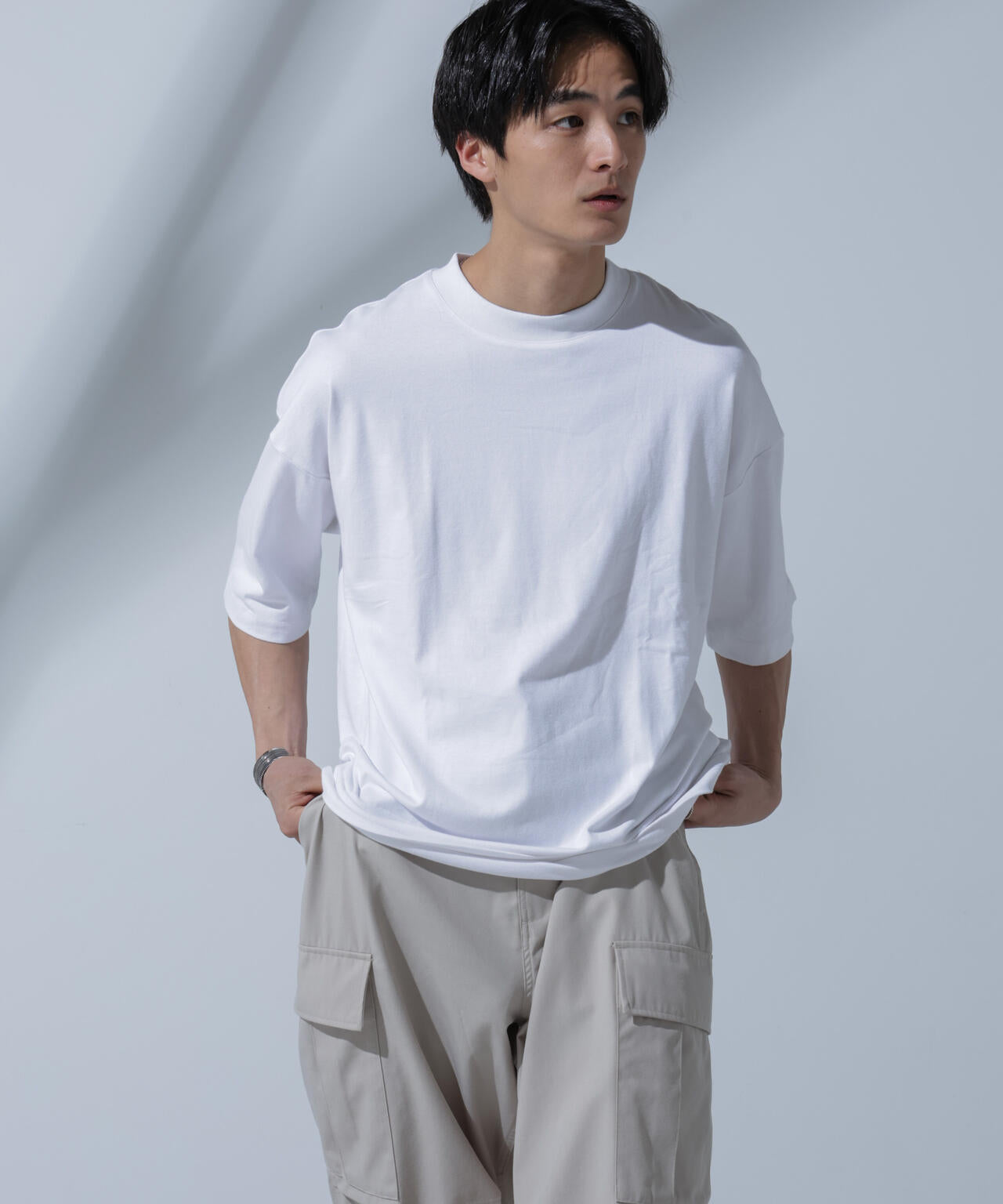 Anti Soaked(R)汗染み防止 クルーネックビッグT