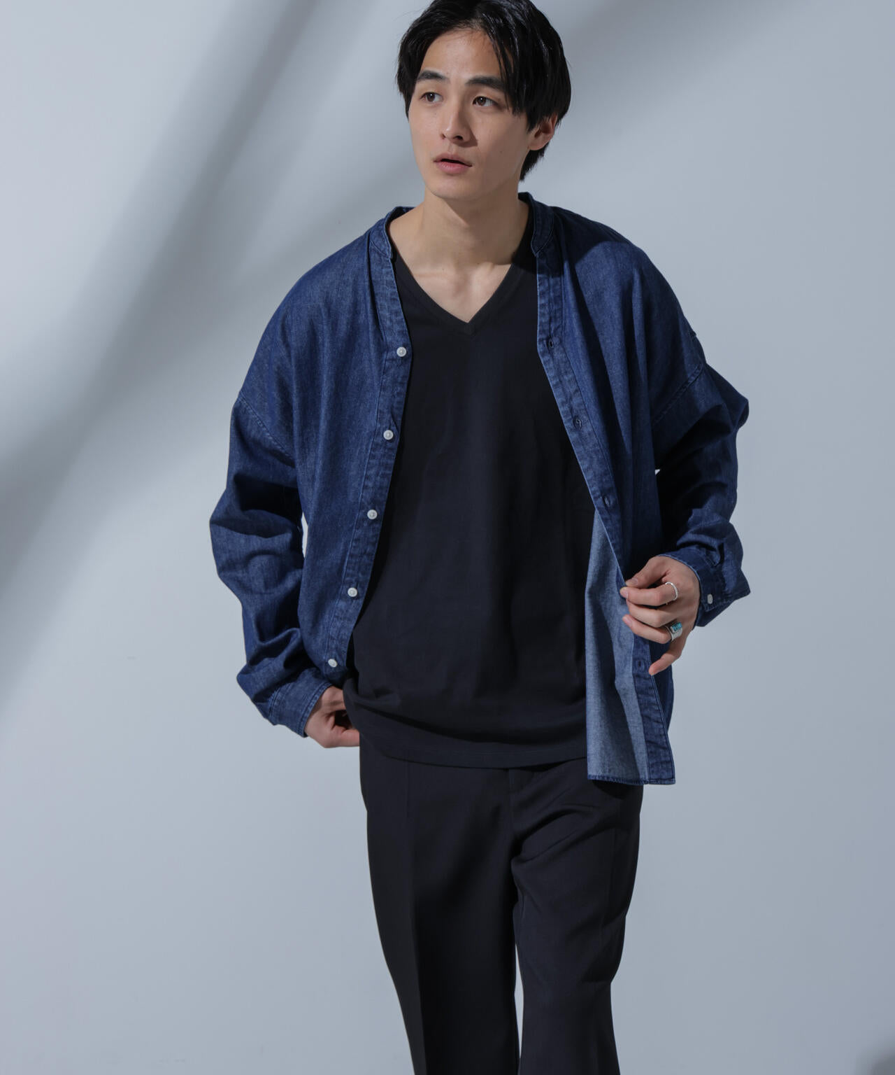 Anti Soaked(R) 汗染み防止 VネックTシャツ